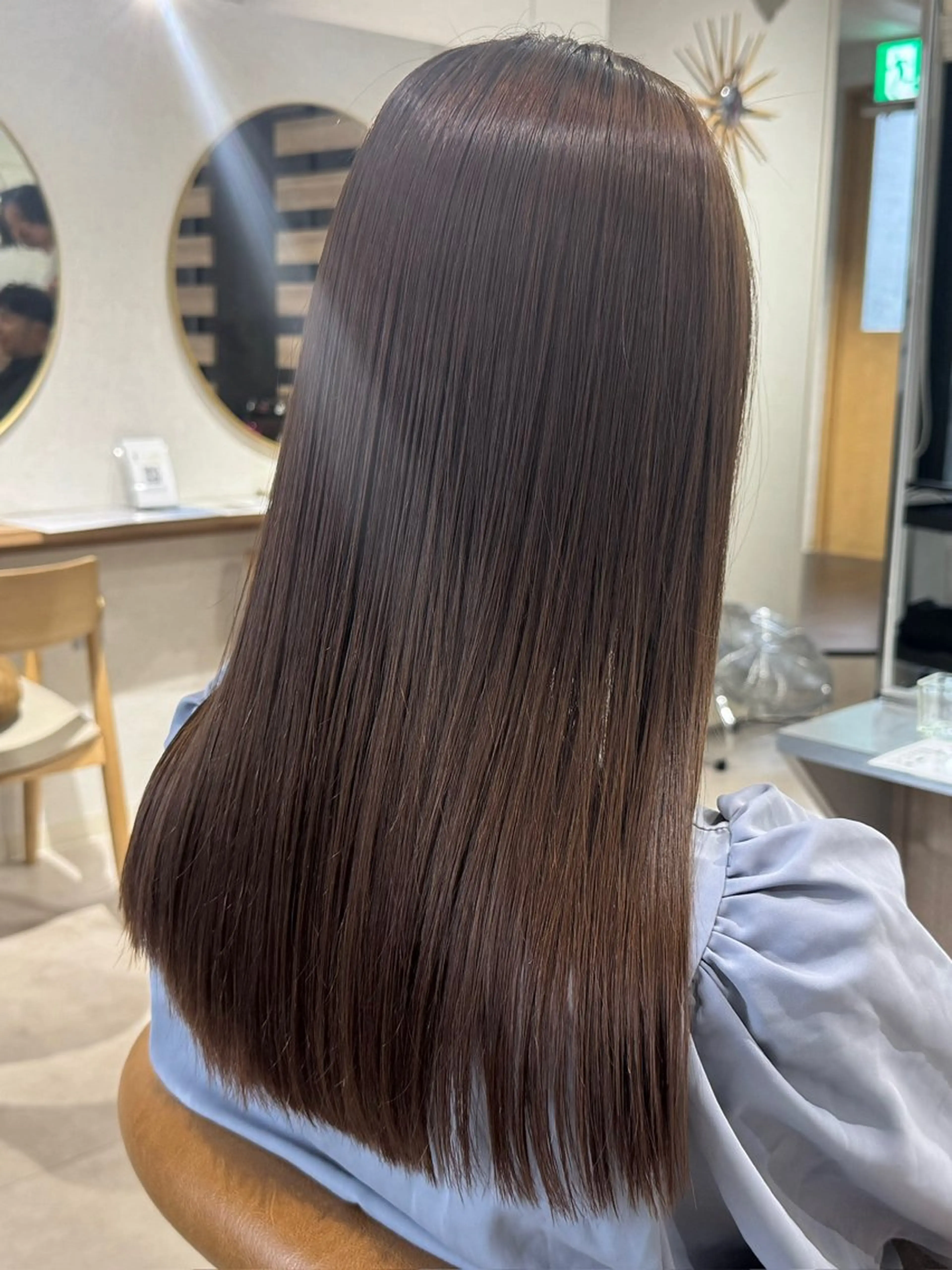 ロング カット 縮毛矯正 トリートメント イメチェンレイヤー/ 縮毛矯正/菅野恭平のヘアスタイル