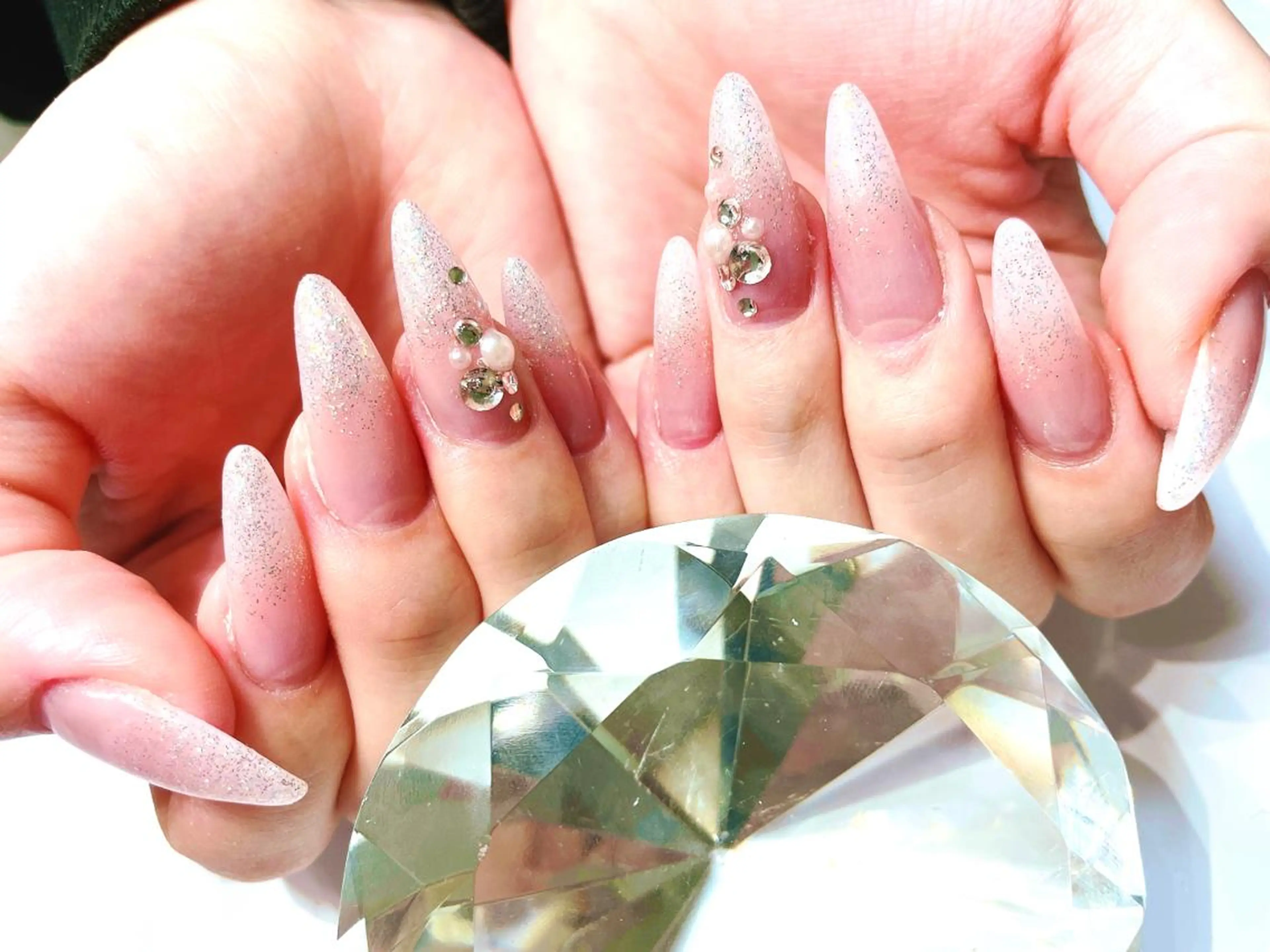 ネイル ジェルネイル グラデーション スカルプネイル シンプルネイル 冬ネイル ハンドネイル ネイルサロンアウル ayaka💋のネイルデザイン