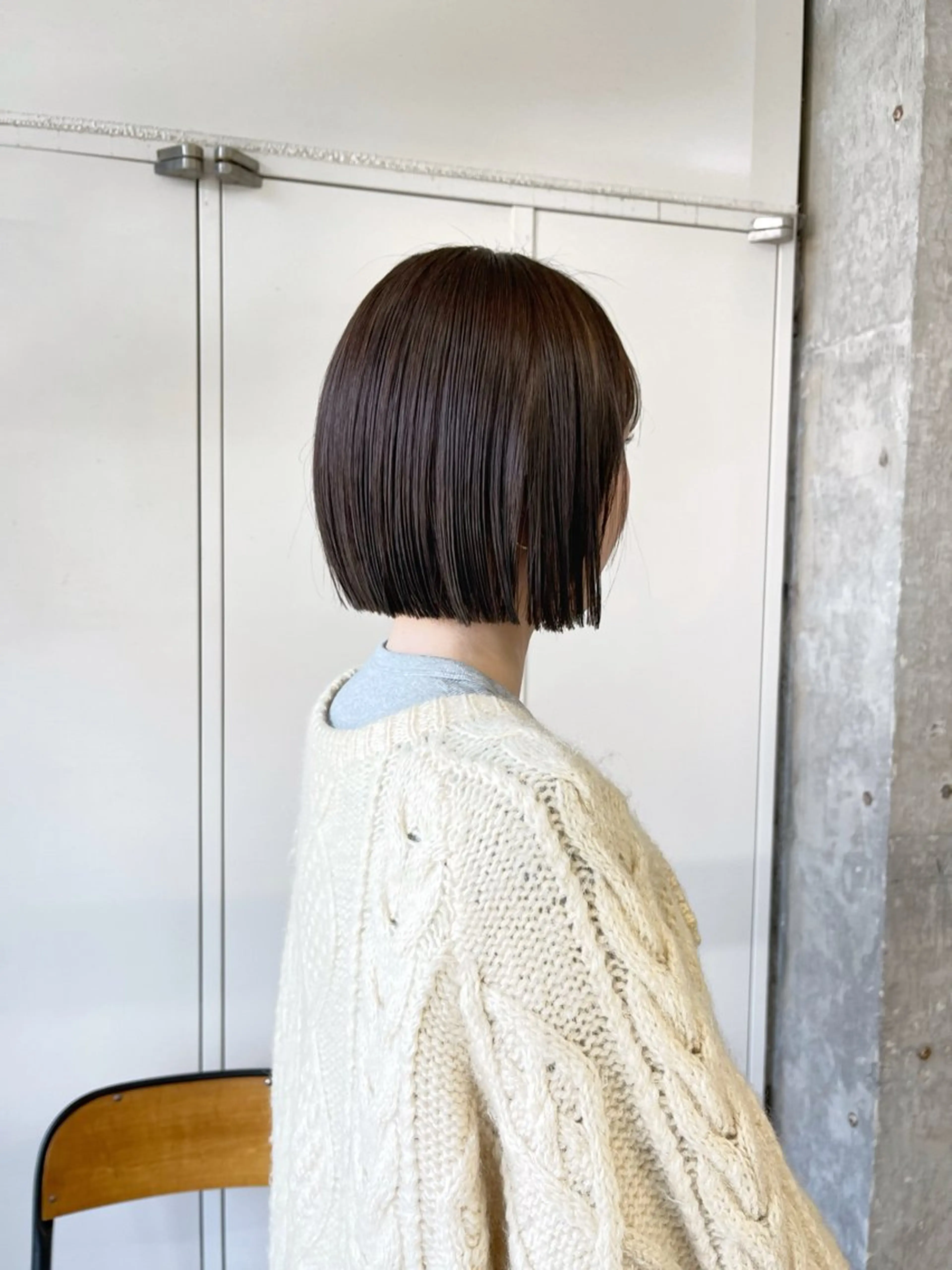 ミディアム ボブ カット トリートメント 小木曽智美 /ボブ/ショートのヘアスタイル