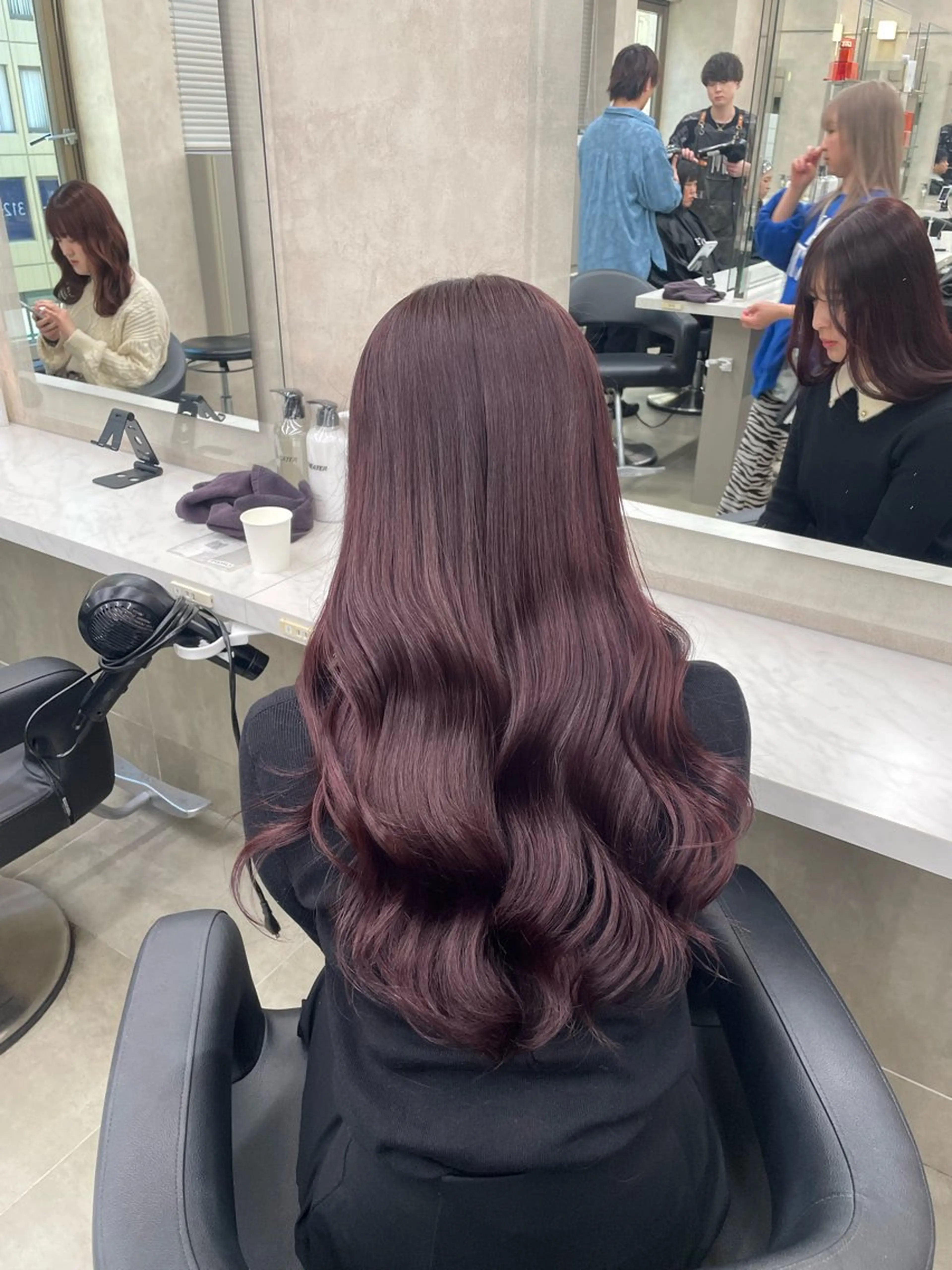 ロング カラー 🎀暖色/ラベンダー /paru🤍のヘアスタイル