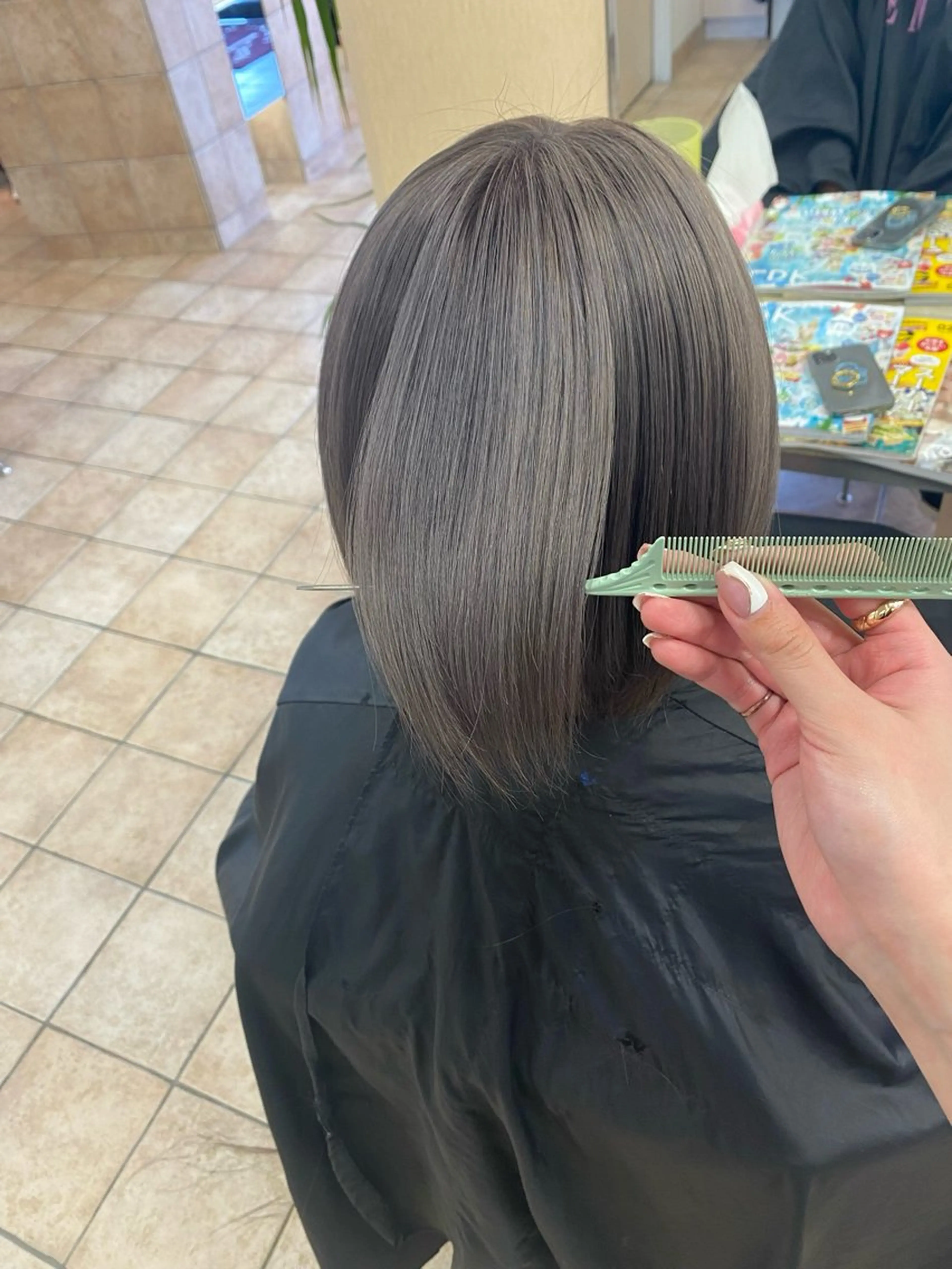 ショート ヘアカラー トリートメント 🇰🇷韓国風顔周り NANAMI🇰🇷のヘアスタイル