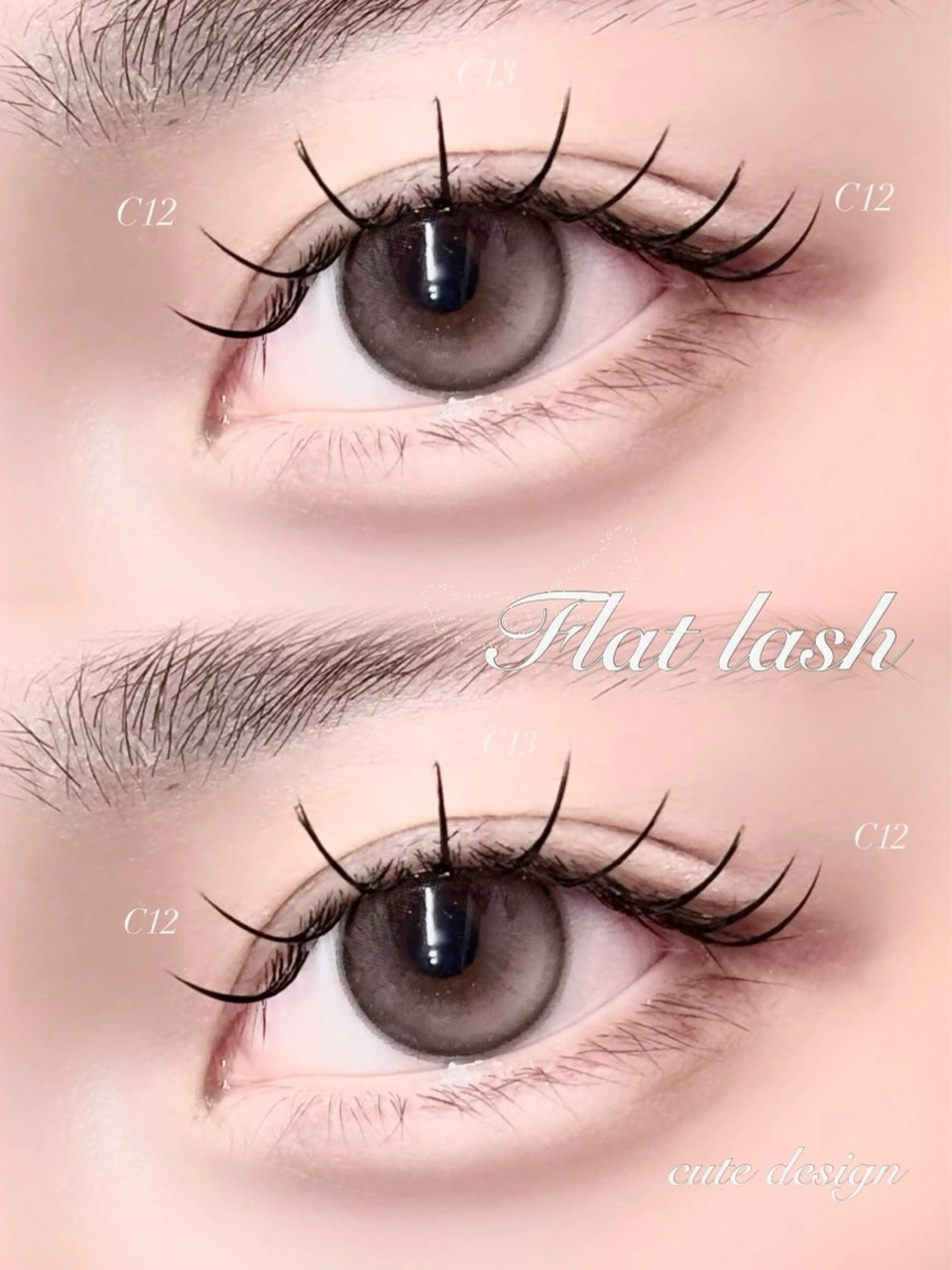 マツエク・マツパ フラットラッシュ ＭＯＭＯＫＡ .のマツエク・マツパデザイン