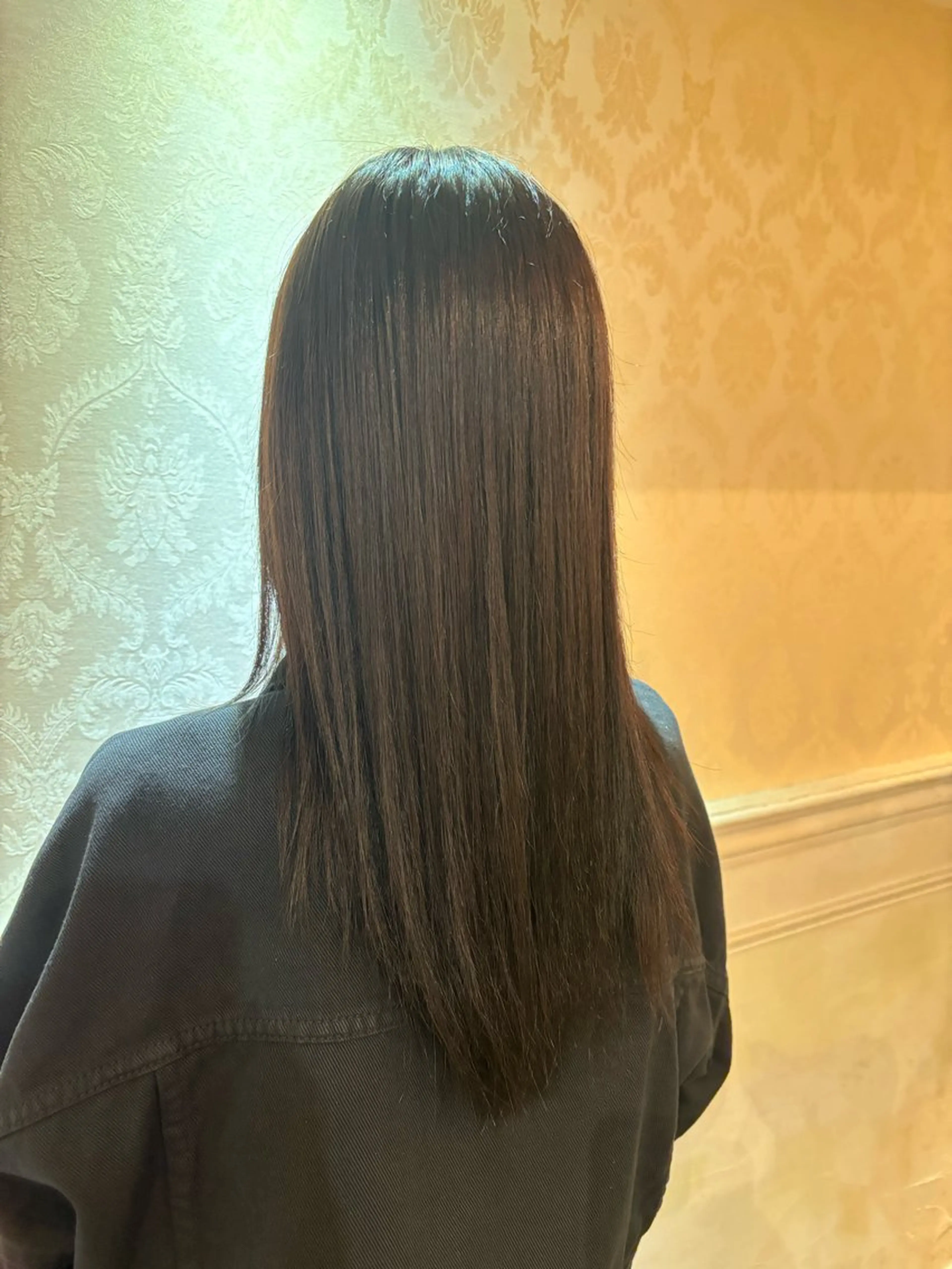 ロング 髪質改善カラー ベージュ🤎YUMEのヘアスタイル