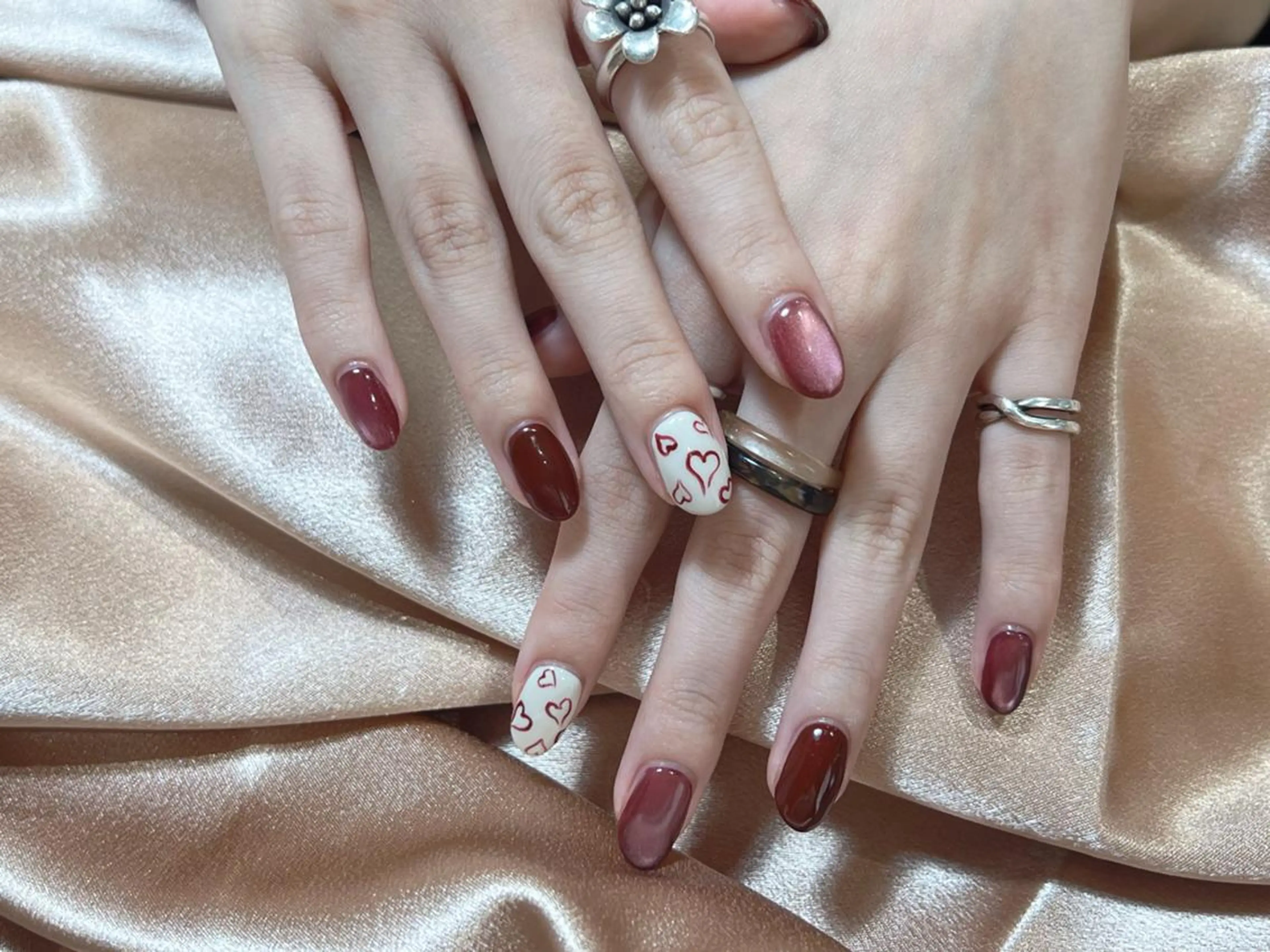 ネイル フットネイル フレンチネイル ジェルネイル ガラスフレンチ 韓国ネイル ハンドネイル ハンドケア MoriseNail 表参道のネイルデザイン