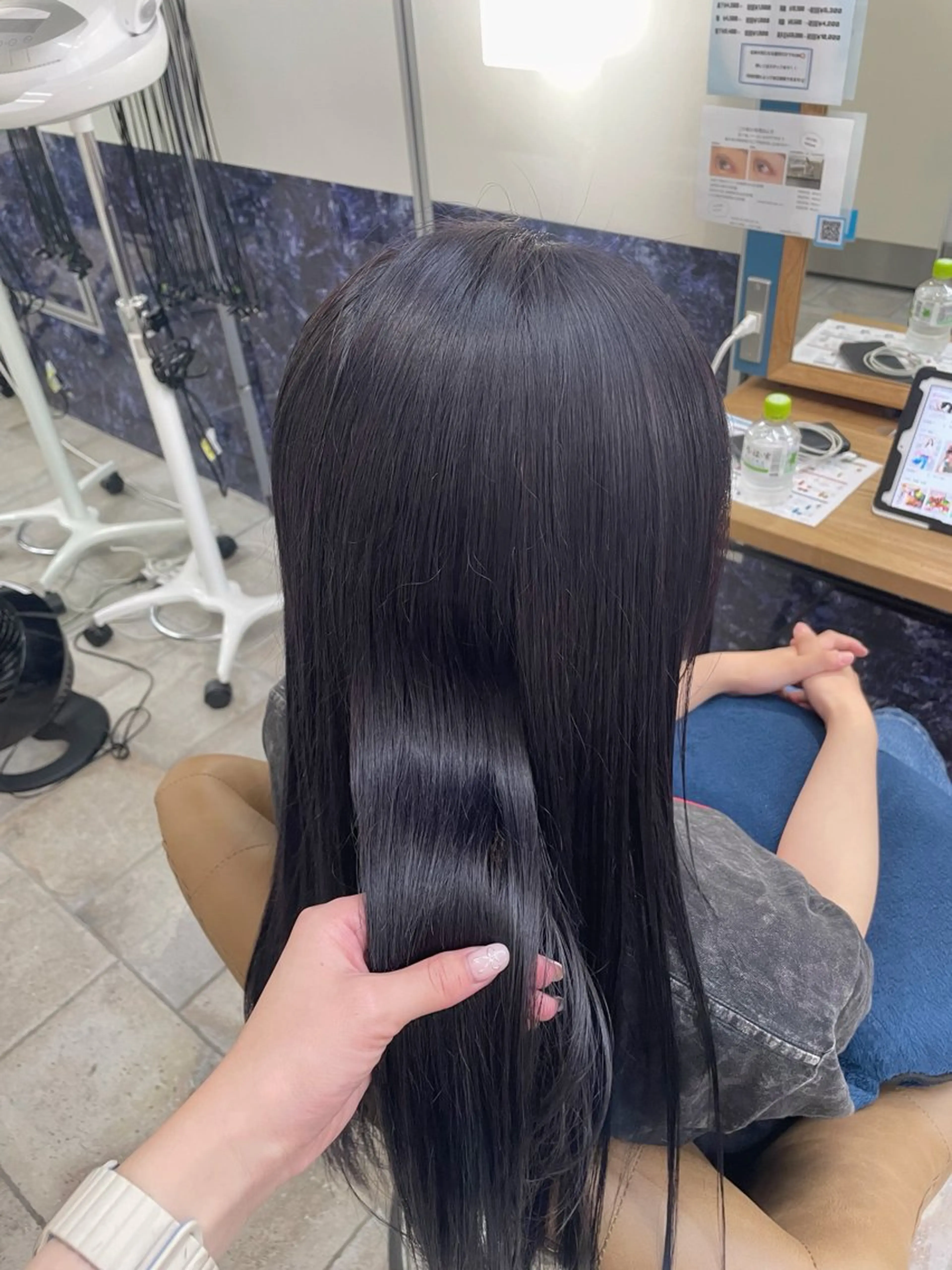 ロング カラー ブリーチ ブロンド ヘアカラー トリートメント 🍒新家 さくら🍒のヘアスタイル