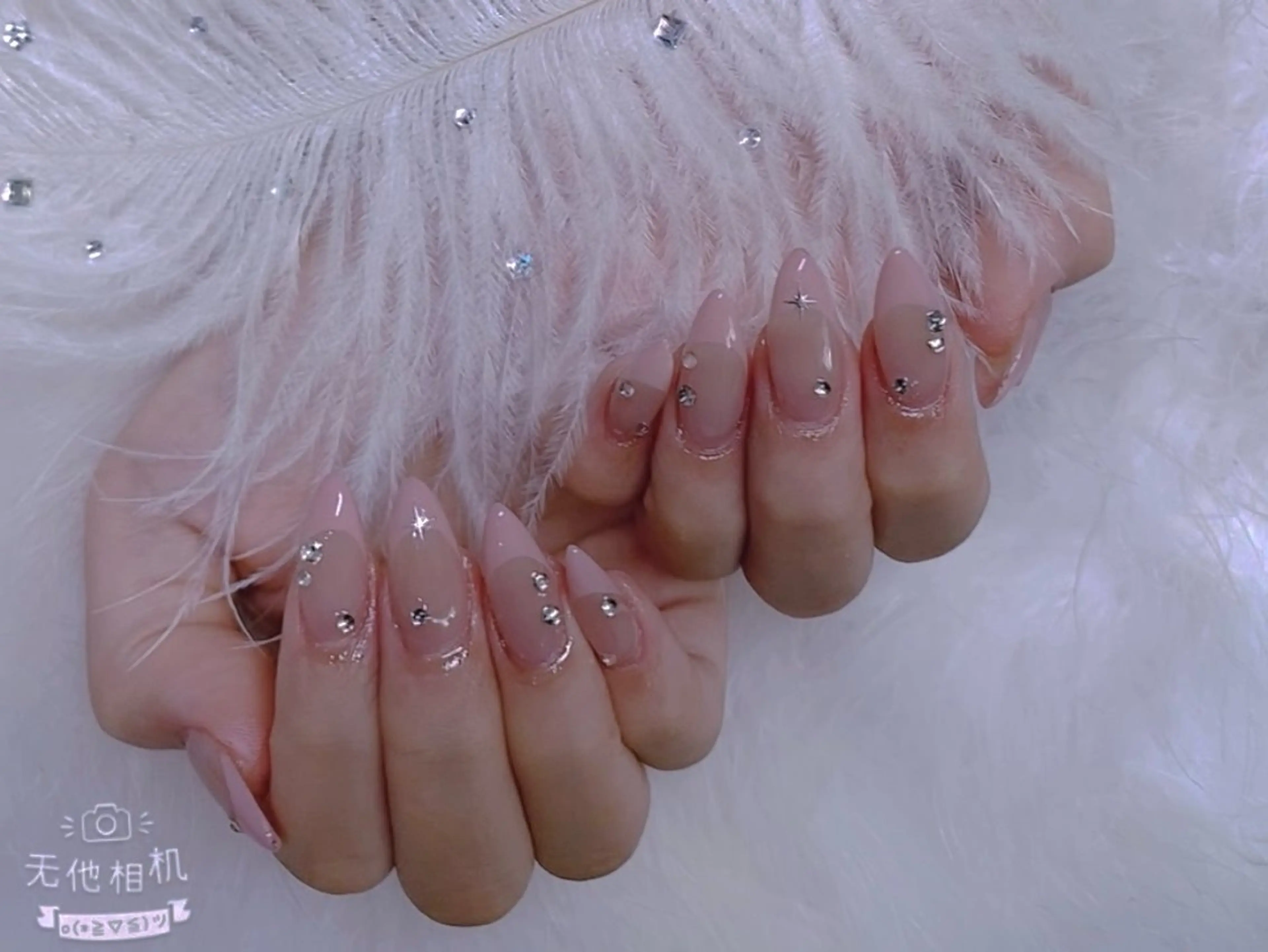 ネイル チークネイル 桜ネイル 長さ出し フットネイル フレンチネイル ビューティー ネイルのネイルデザイン