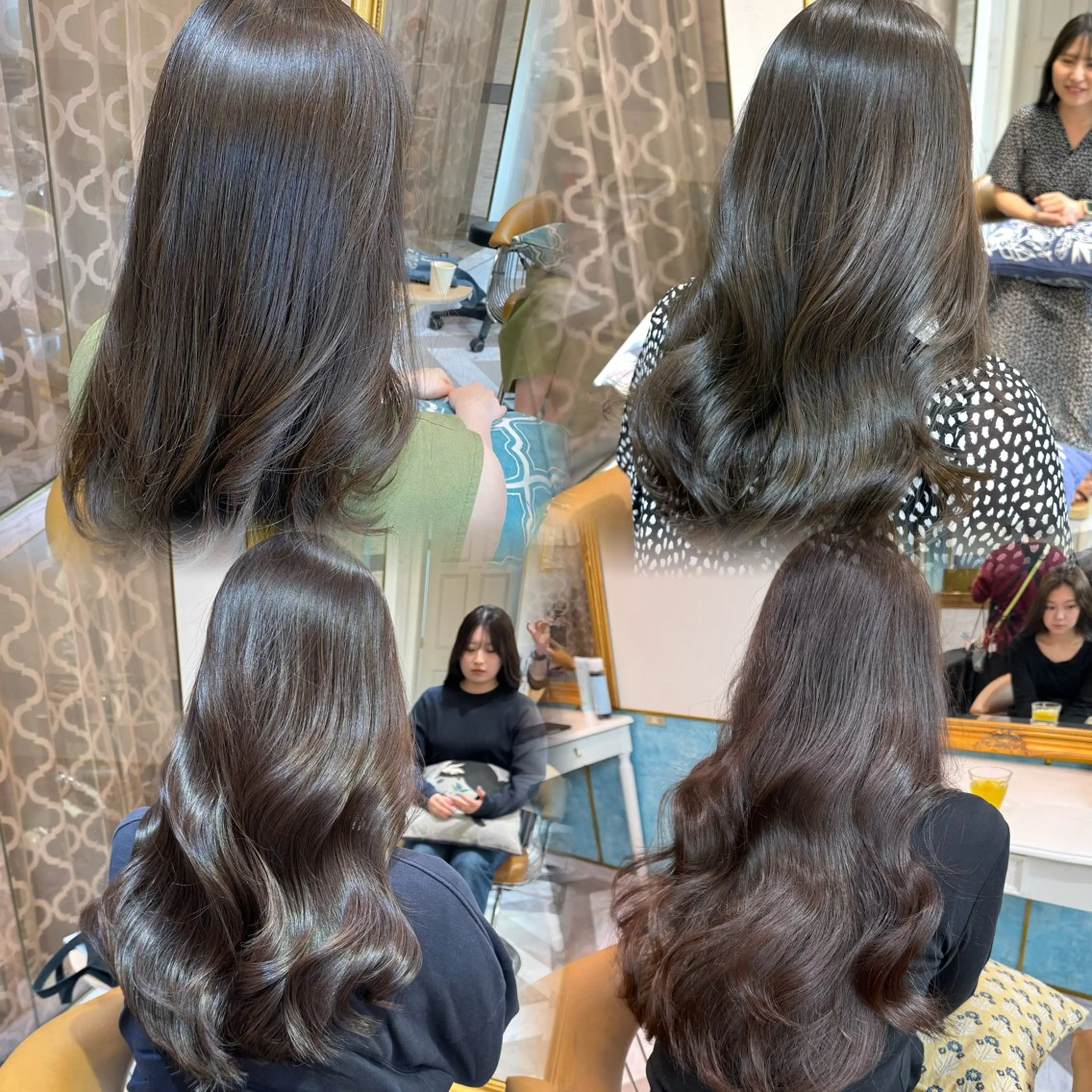 ロング カラー カット ヘアカラー トリートメント レイヤーカット /透明感カラー西田のヘアスタイル