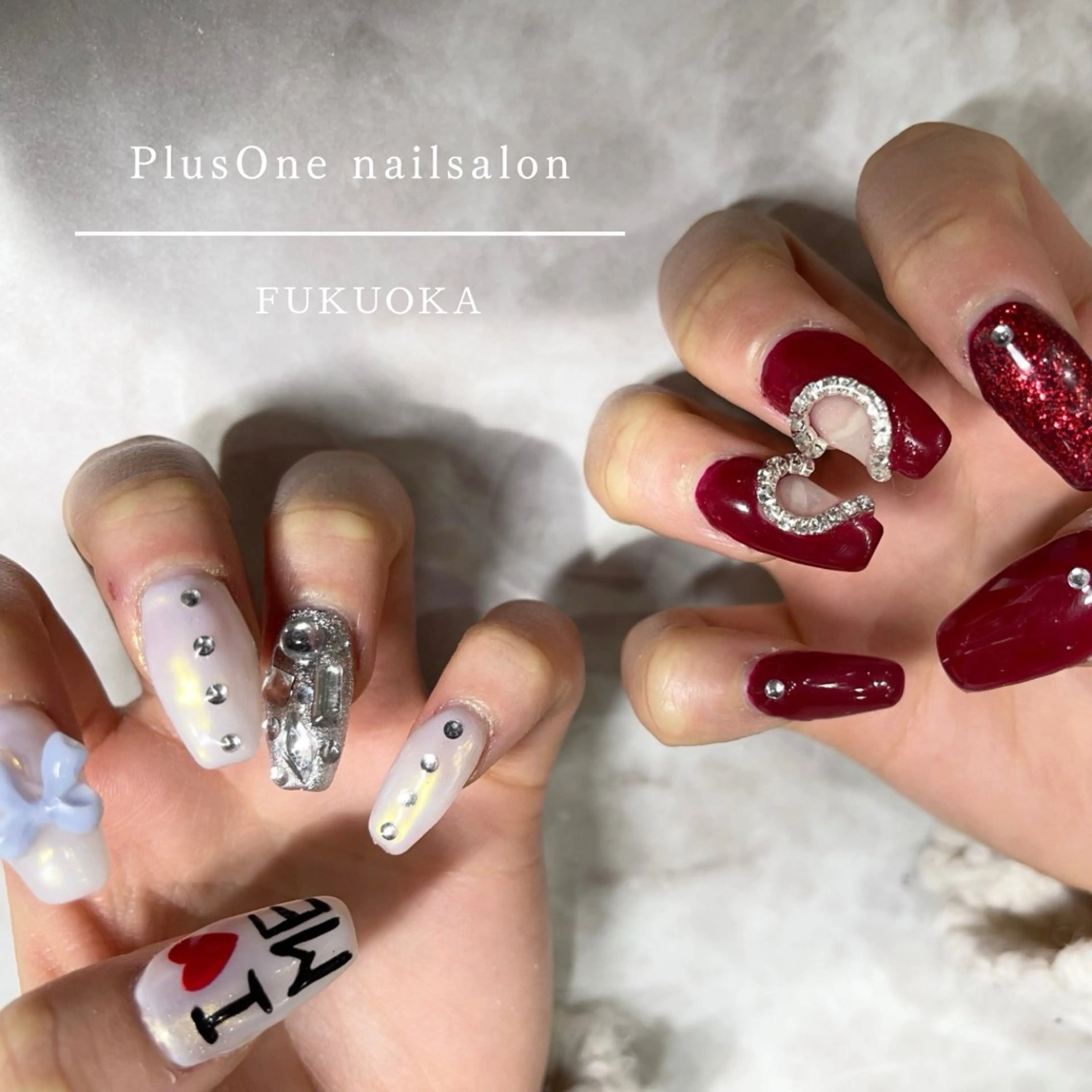 ネイル アートネイル 長さ出し ジェルネイル 持ち込み ハンドネイル PlusOnenailsalon所属・粕屋ネイル＆耳つぼ 🫧Natsumiのネイルデザイン