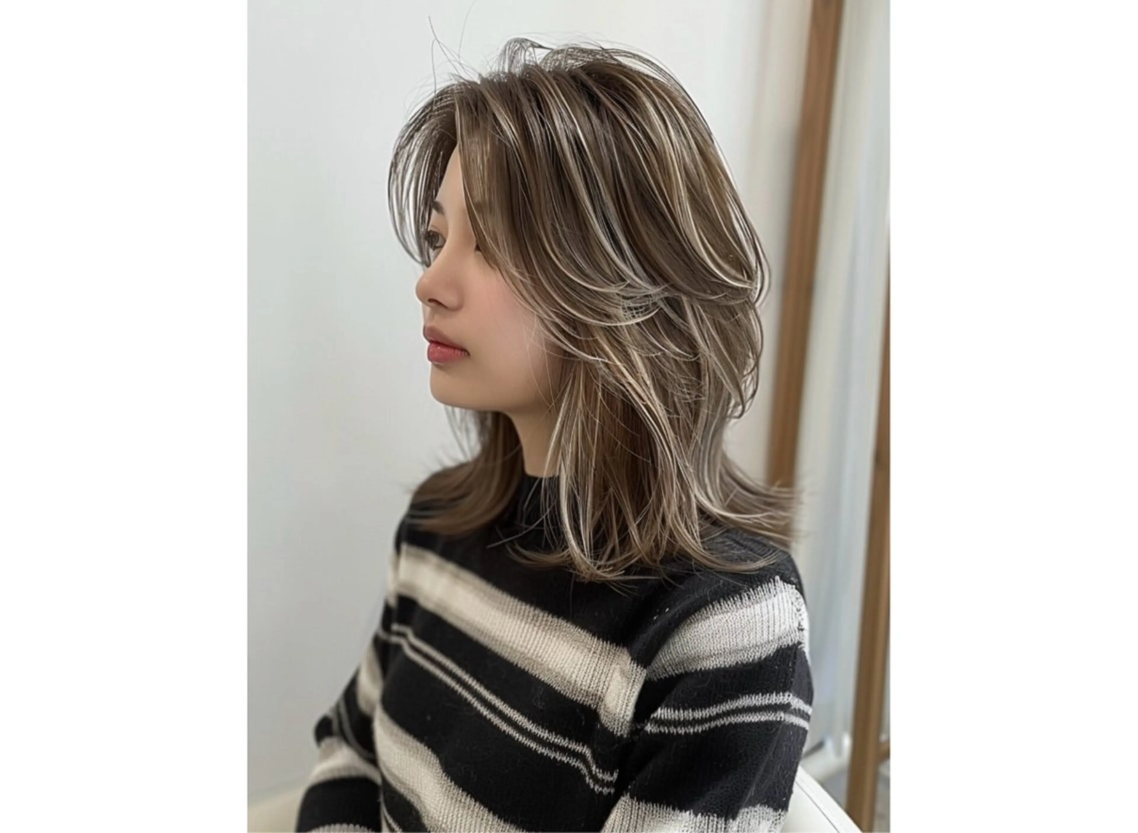 【🌟ハイライトカラーモデル🎨】🐴1月限定技術向上のためモデル様募集中❤️‍🔥🕡18:00​〜​限定⚠️備考欄必読の写真