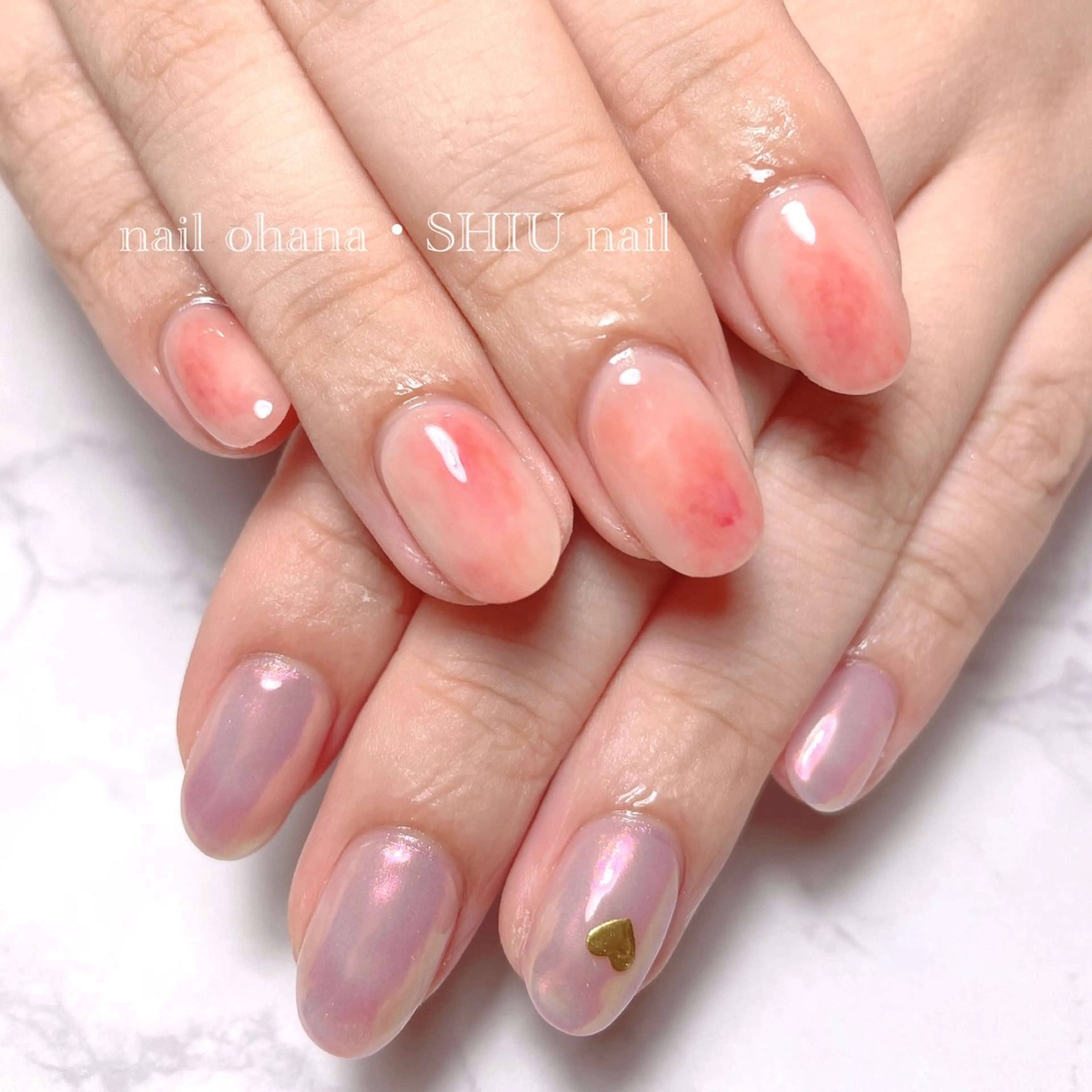 【特別🈹】 60分持ち込みデザイン🩵　目安両手アート1​〜​4本　★付け替えオフ無料の写真