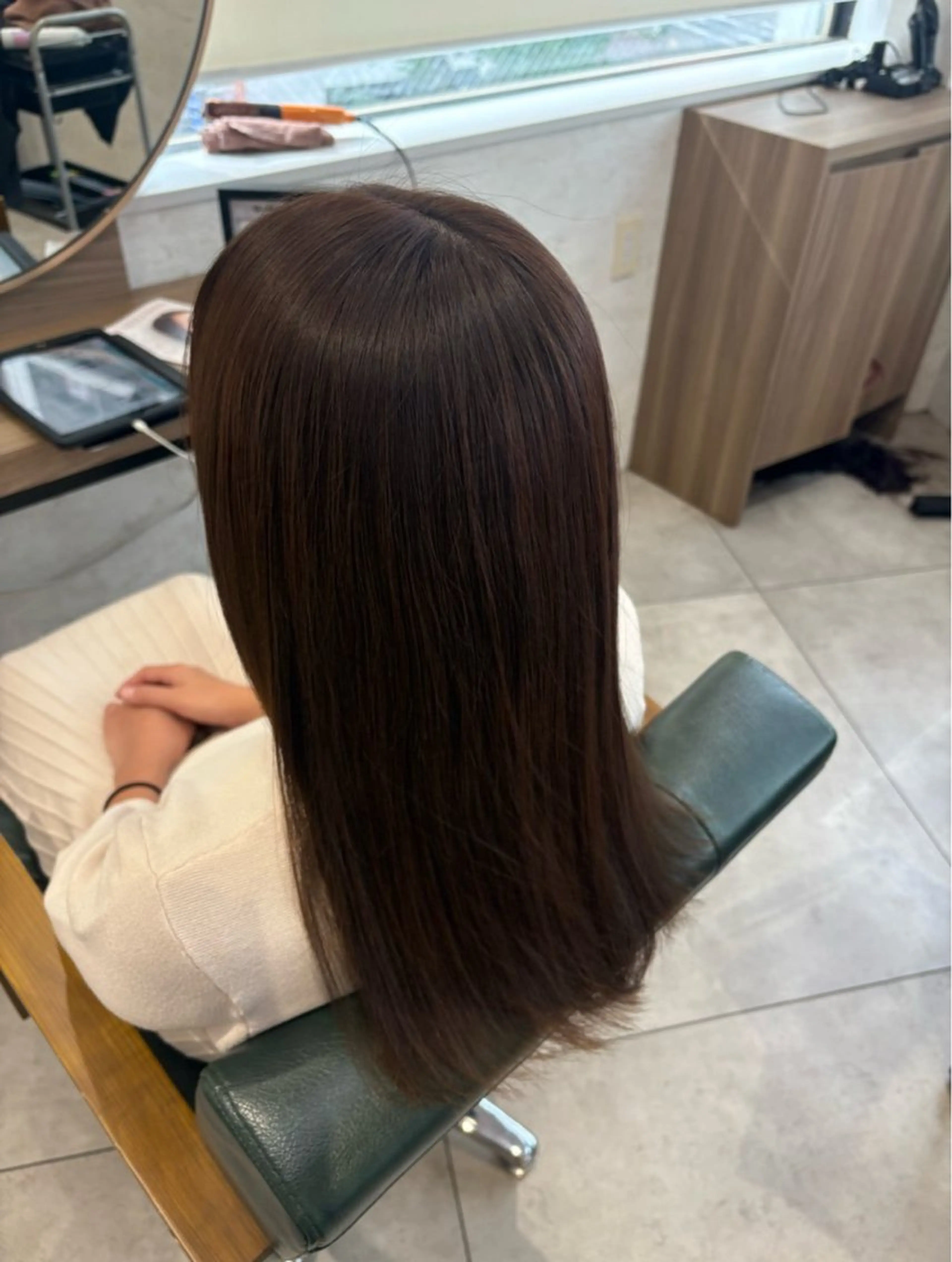セミロング ヘアカラー 暗髪／透明感カラー ／⭐️hyuga⭐️のヘアスタイル