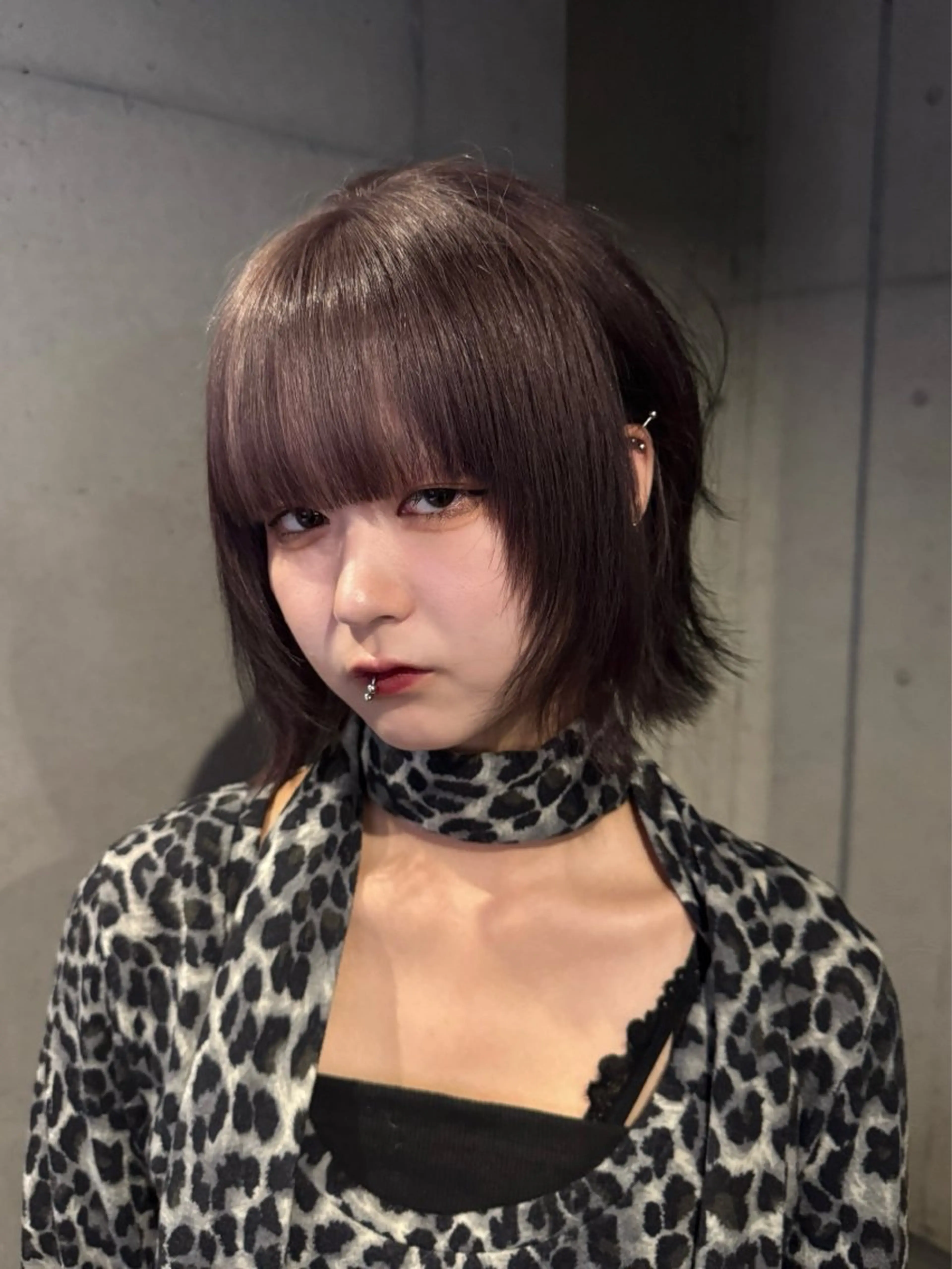 ミディアム カラー カット ヘアカラー トリートメント だいち/ハイトーン/ デザインカラーのヘアスタイル