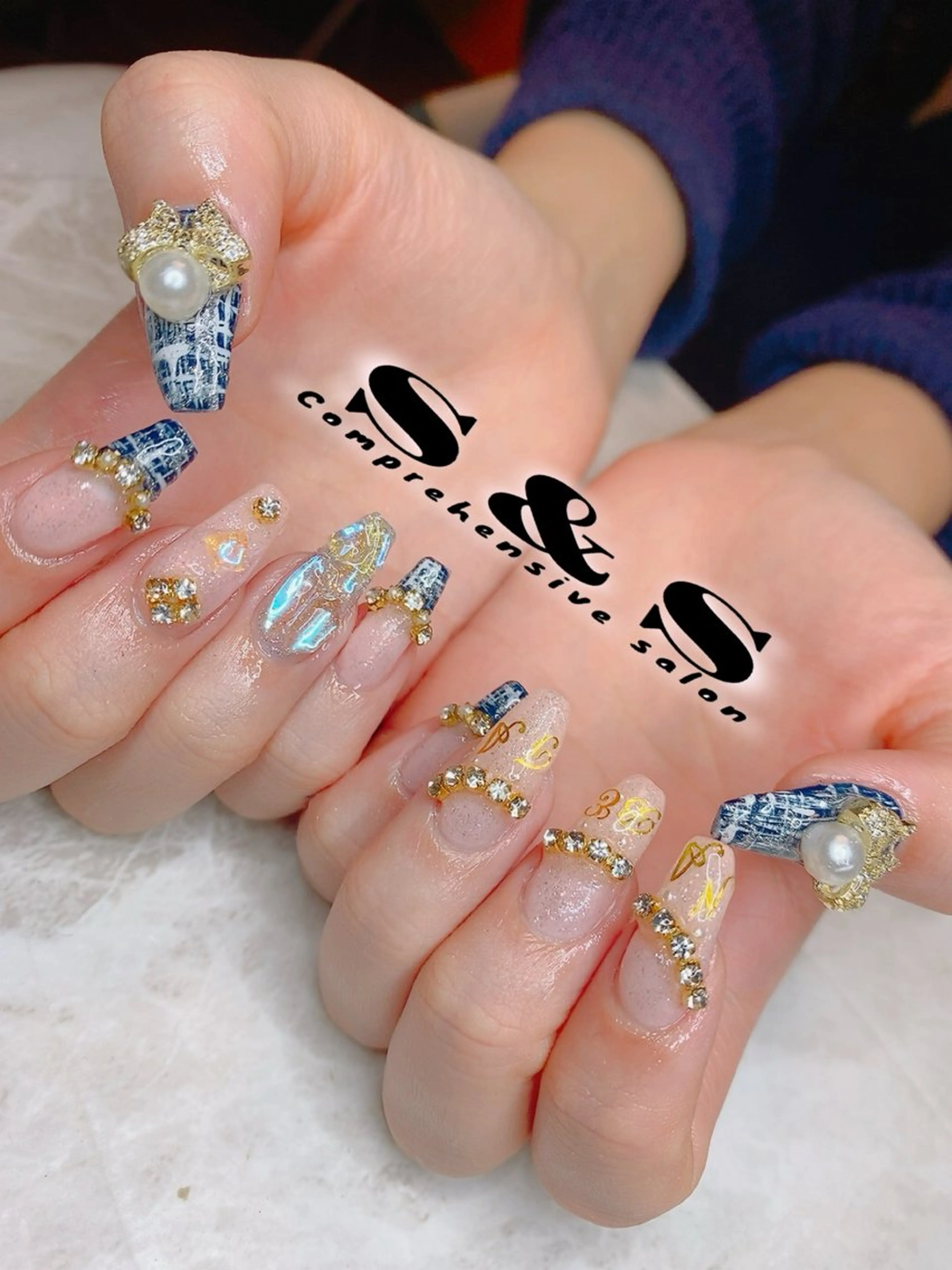 ネイル 長さ出し メンズネイル 持ち込み スカルプネイル S&S 村田小百合のネイルデザイン