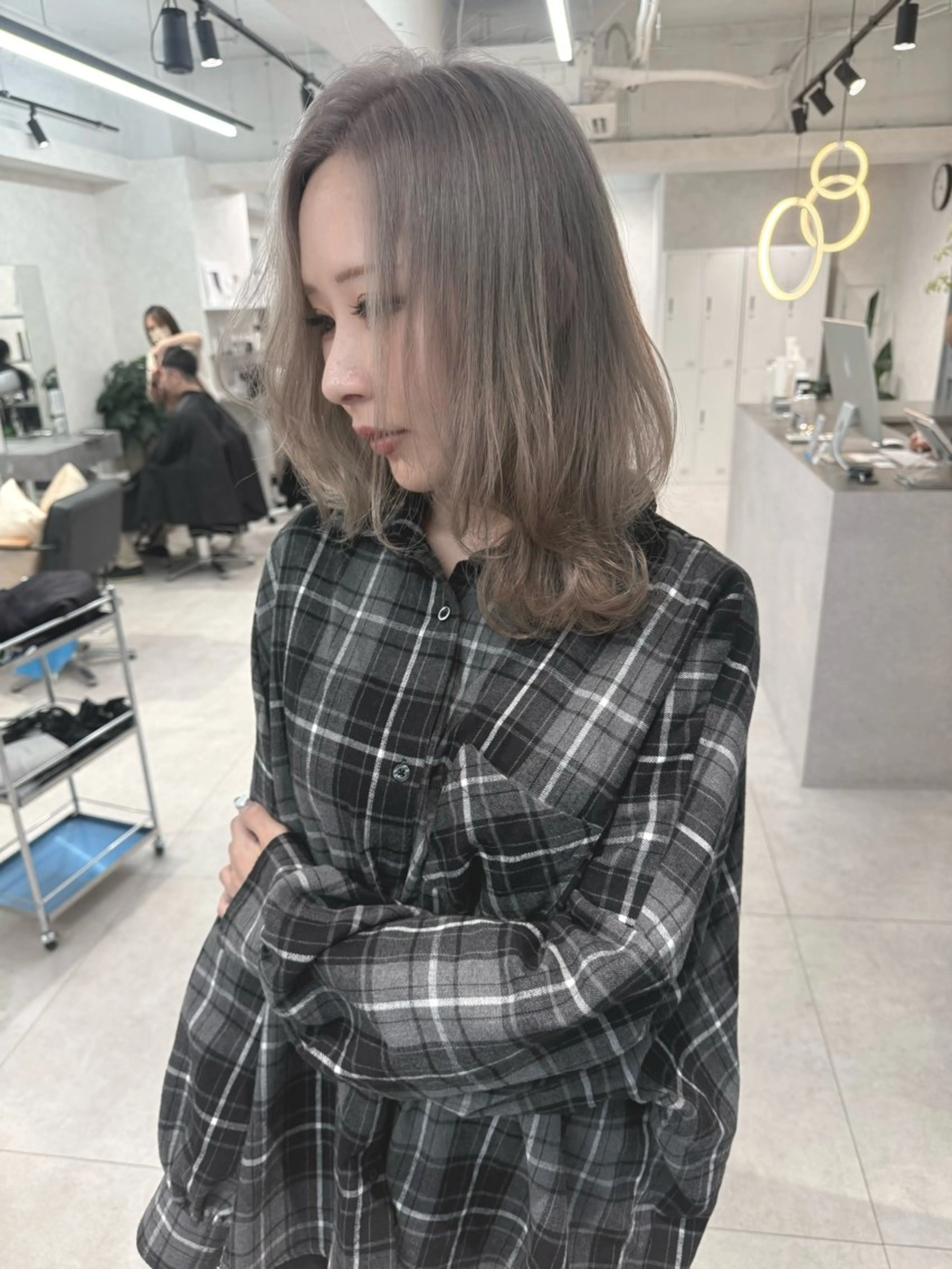 セミロング 💎lino _by _ACNE💎 🧸のヘアスタイル