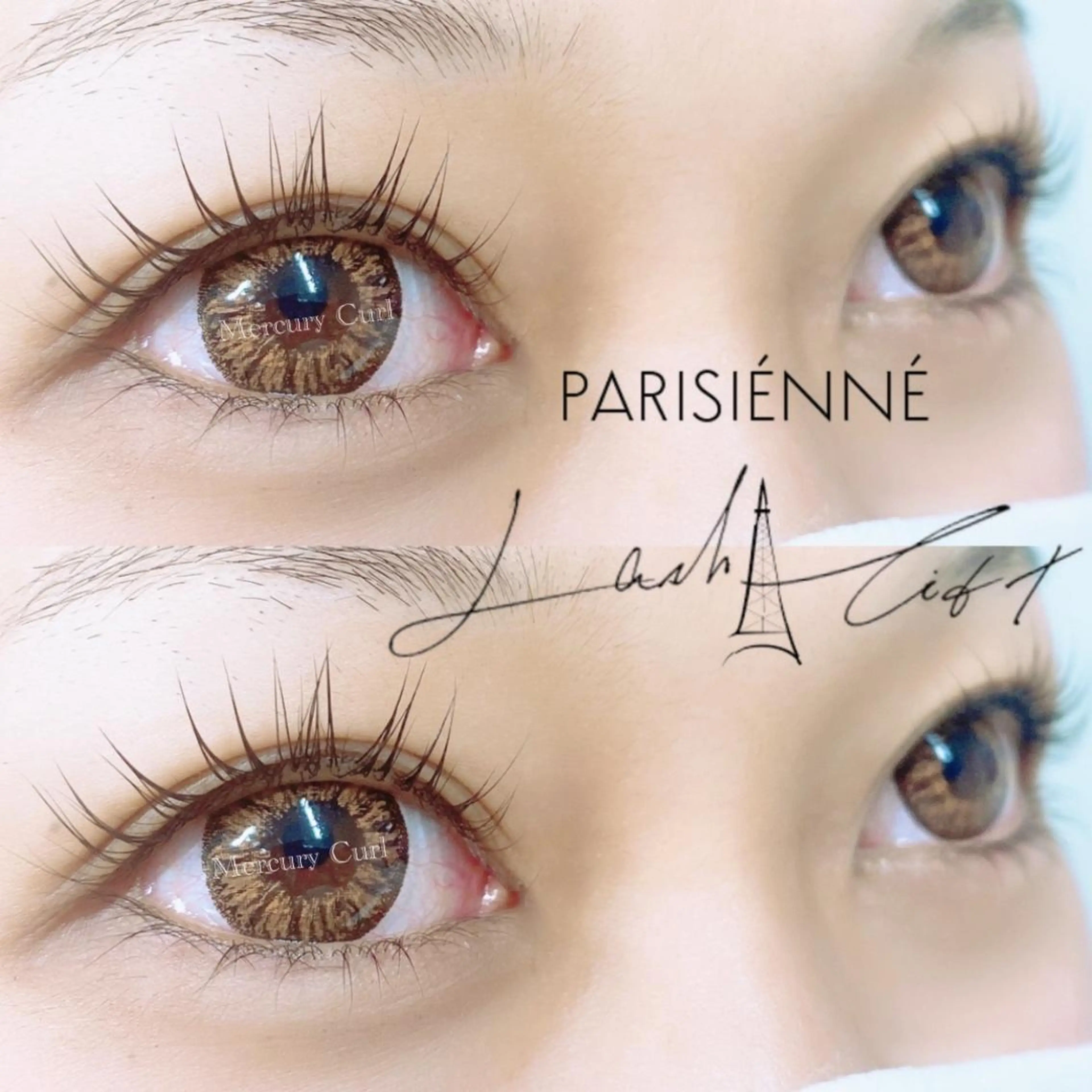 マツエク・マツパ パリジェンヌラッシュリフト マツパ Mercury Curl 田口真奈のマツエク・マツパデザイン