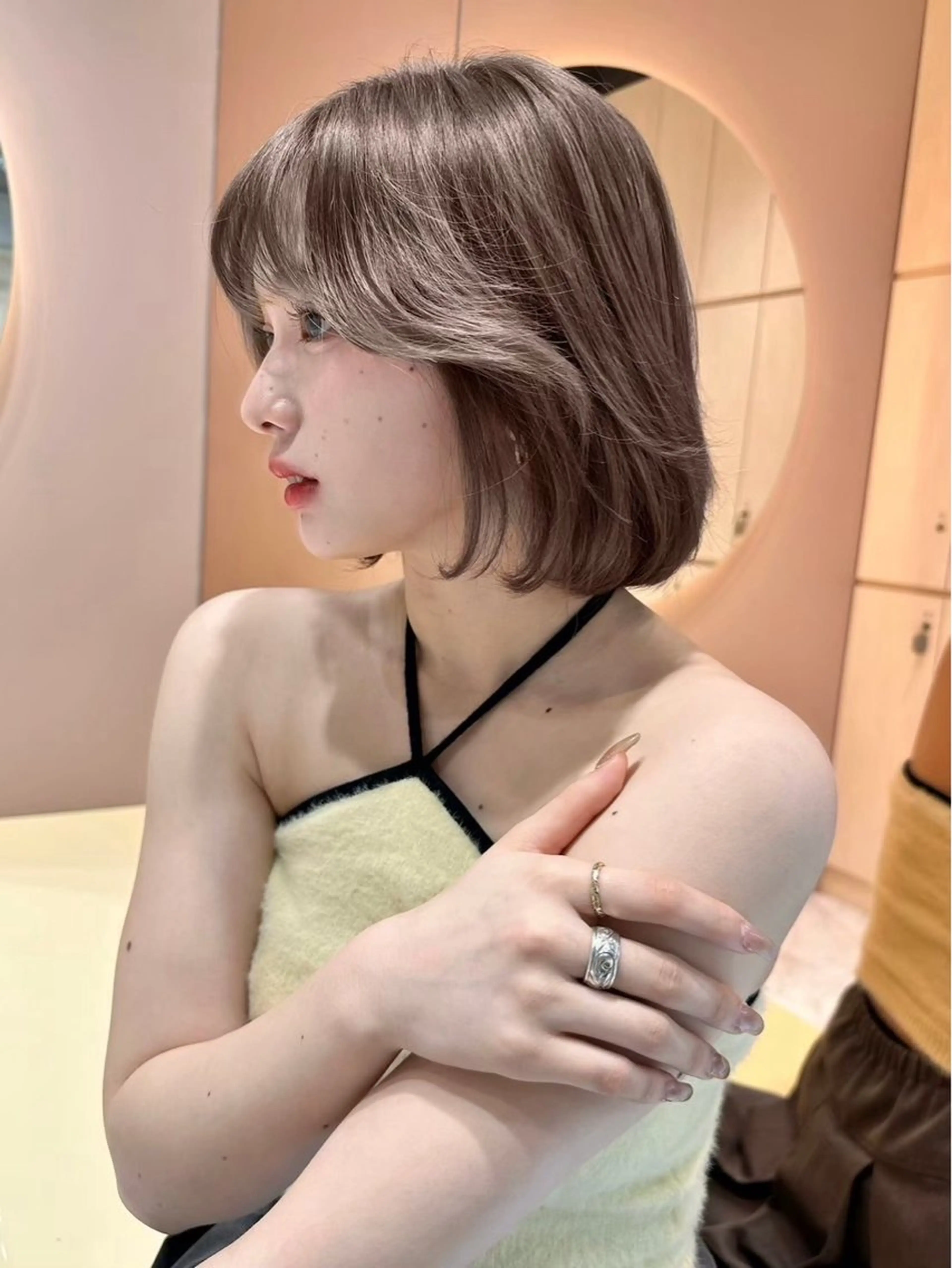 ショート ブリーチなしW🎀 髪質改善/はのんのヘアスタイル