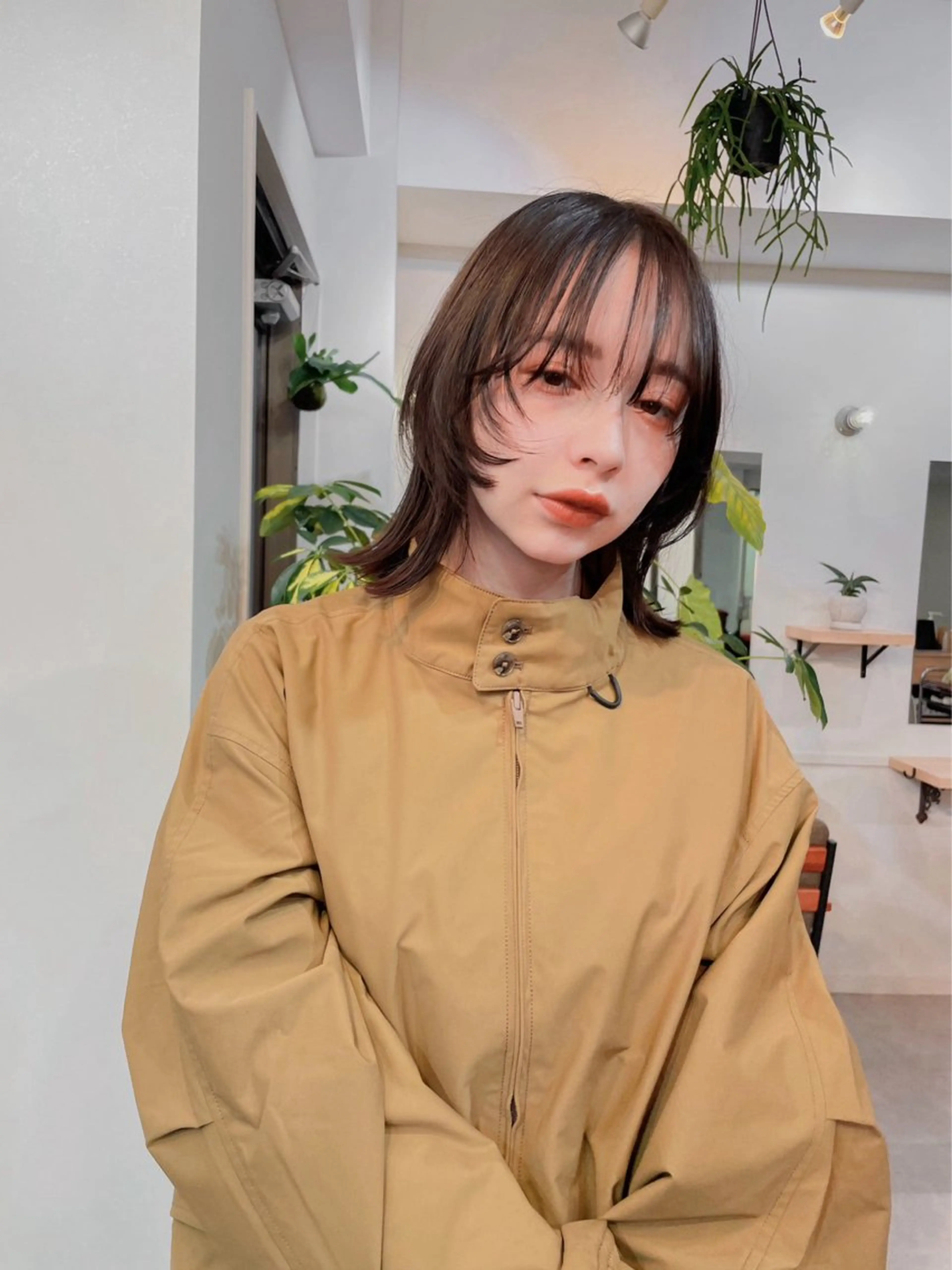 ショート ウルフカット カット ヘアカラー トリートメント パーマ* 顔まわり似合わせのヘアスタイル