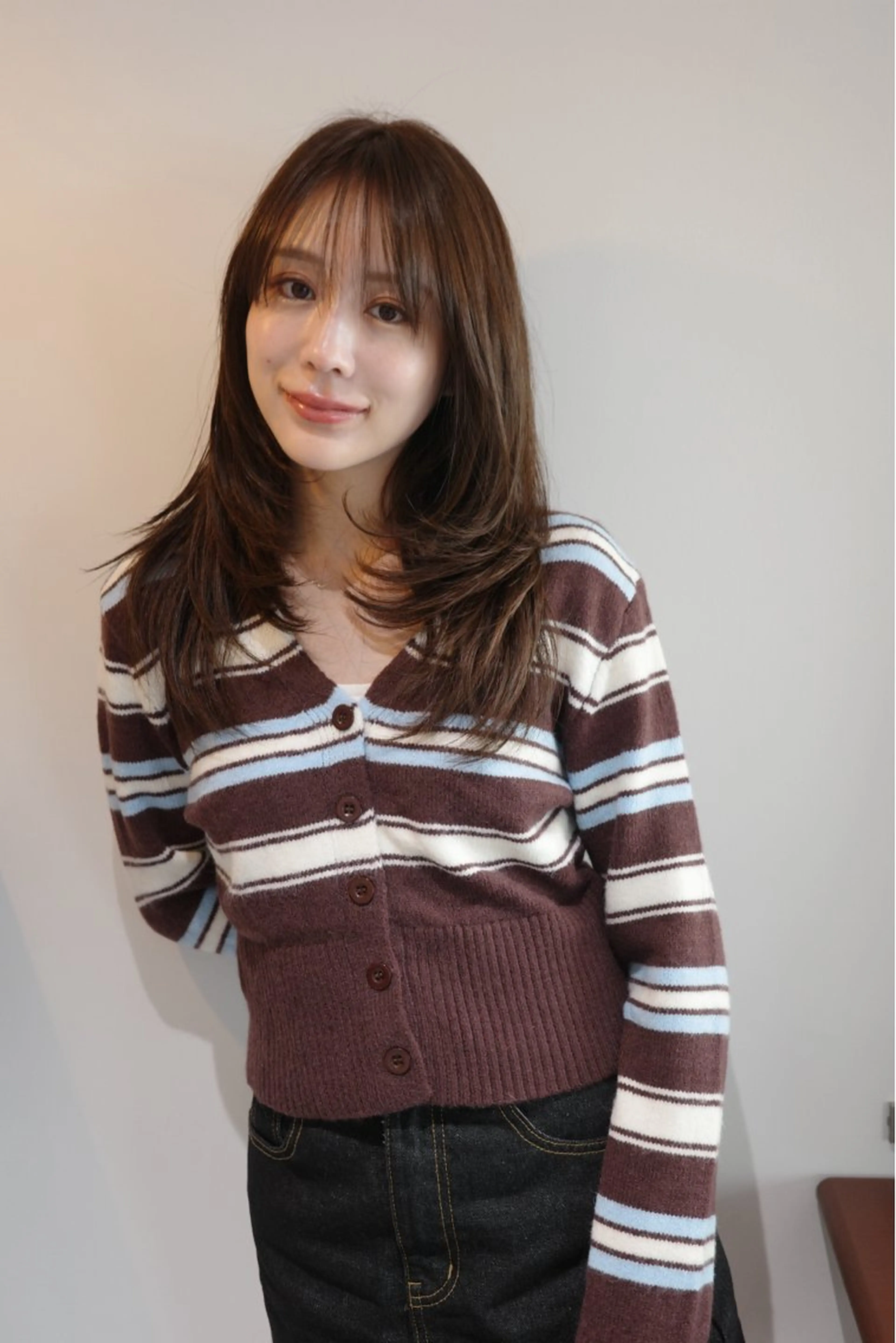 ミディアム カラー ショートボブ ブリーチ ダブルカラー イルミナカラー ブリーチなしカラー カット ヘアカラー トリートメント opus 店長大和 レイヤー/赤み消しのヘアスタイル