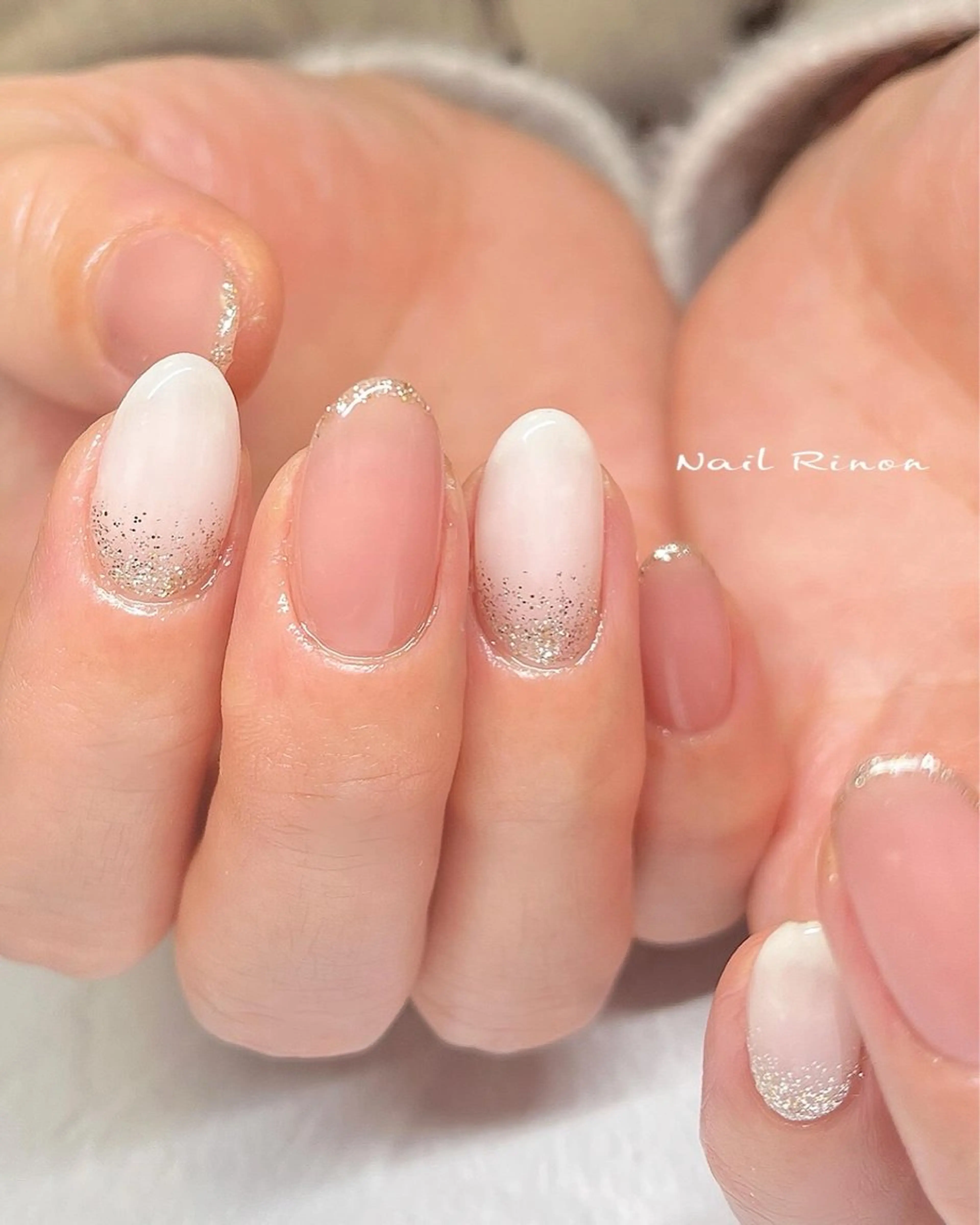 ネイル オフィスネイル ハンドネイル Nail Rinonのネイルデザイン