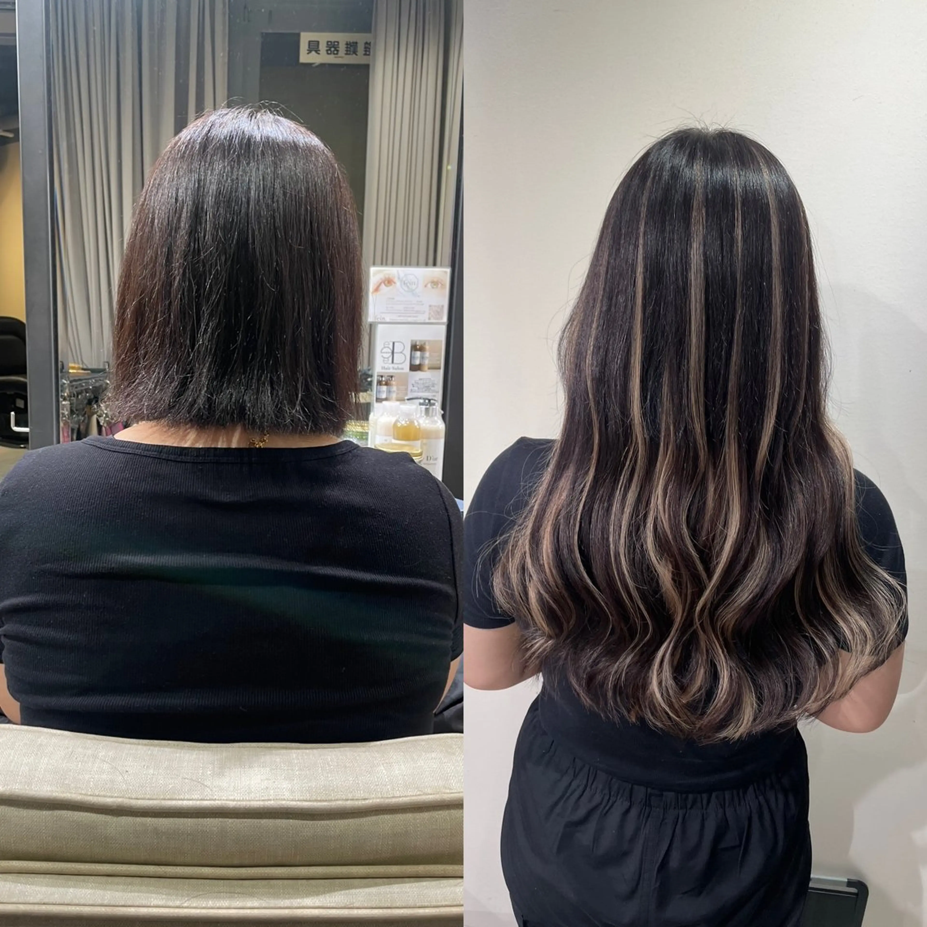 ロング カラー ブリーチ ハイライトカラー エクステ ハイライト 🦋美髪／エクステ 🦋アベイクミのヘアスタイル