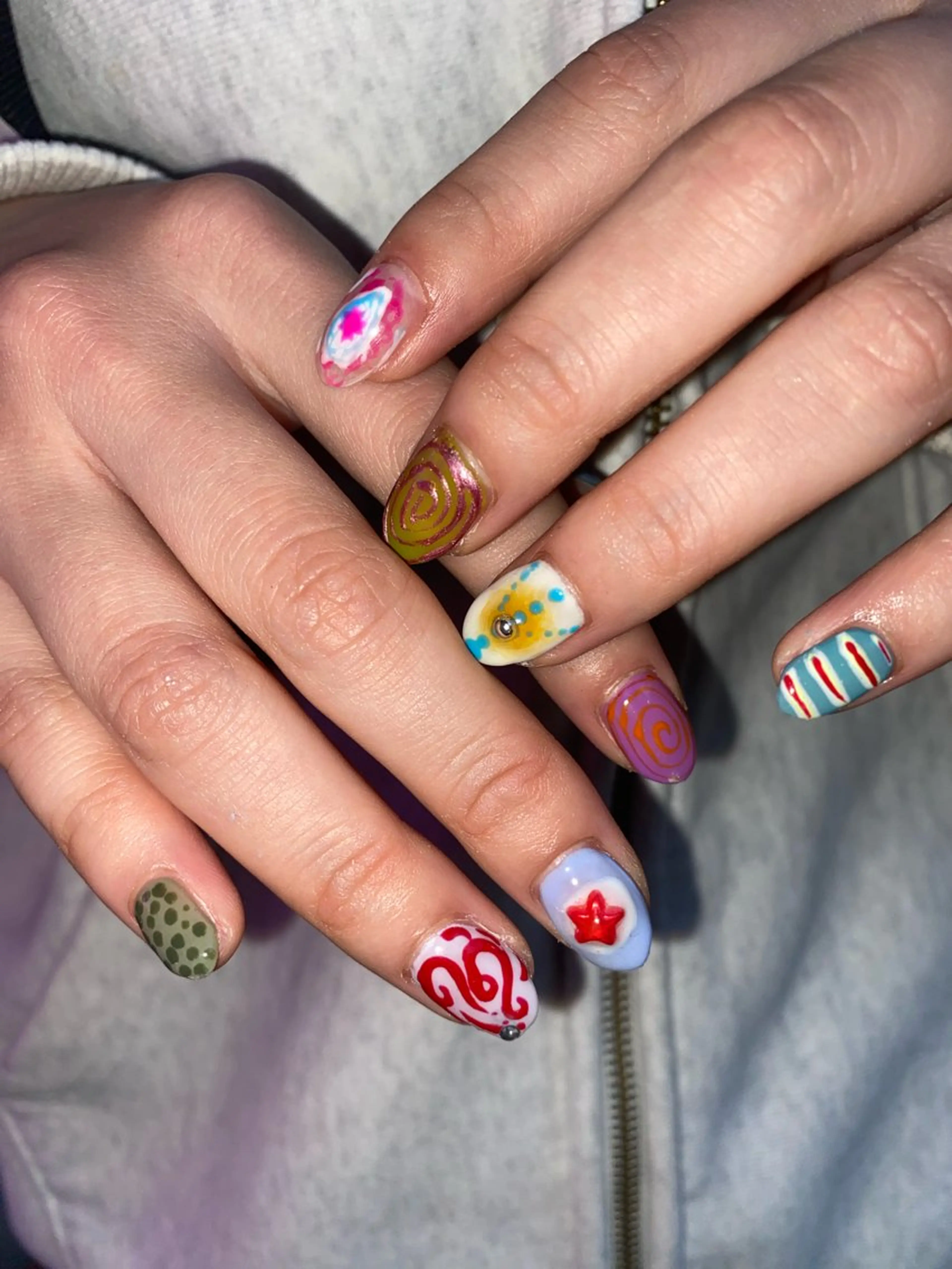 ネイル メンズネイル ハンドネイル .unff所属・hana (..)個 性派/メンズネイル◎のネイルデザイン