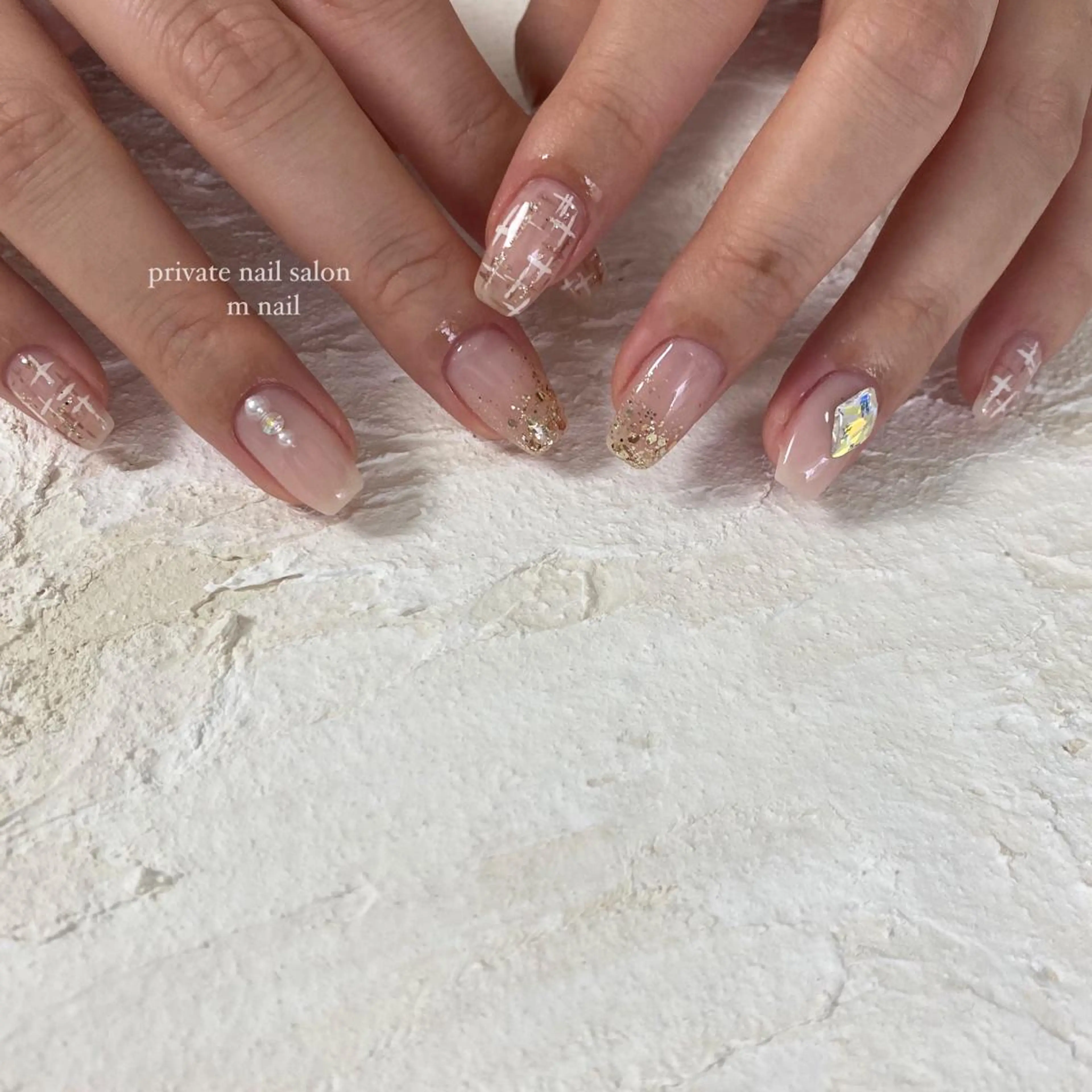 ネイル 韓国ネイル ハンドネイル 小河原 舞のネイルデザイン