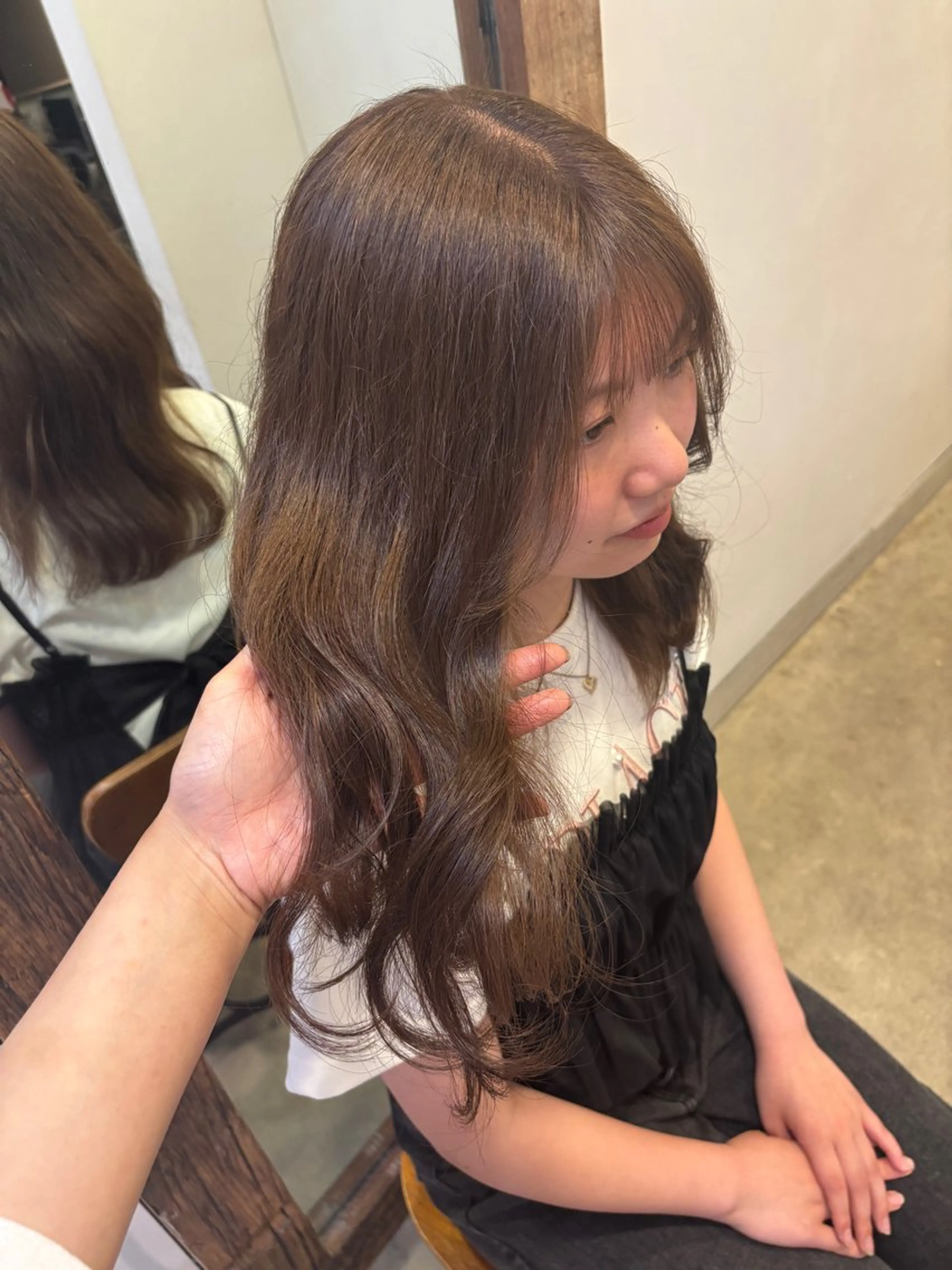 ミディアム カラー sion nozomi🎀のヘアスタイル