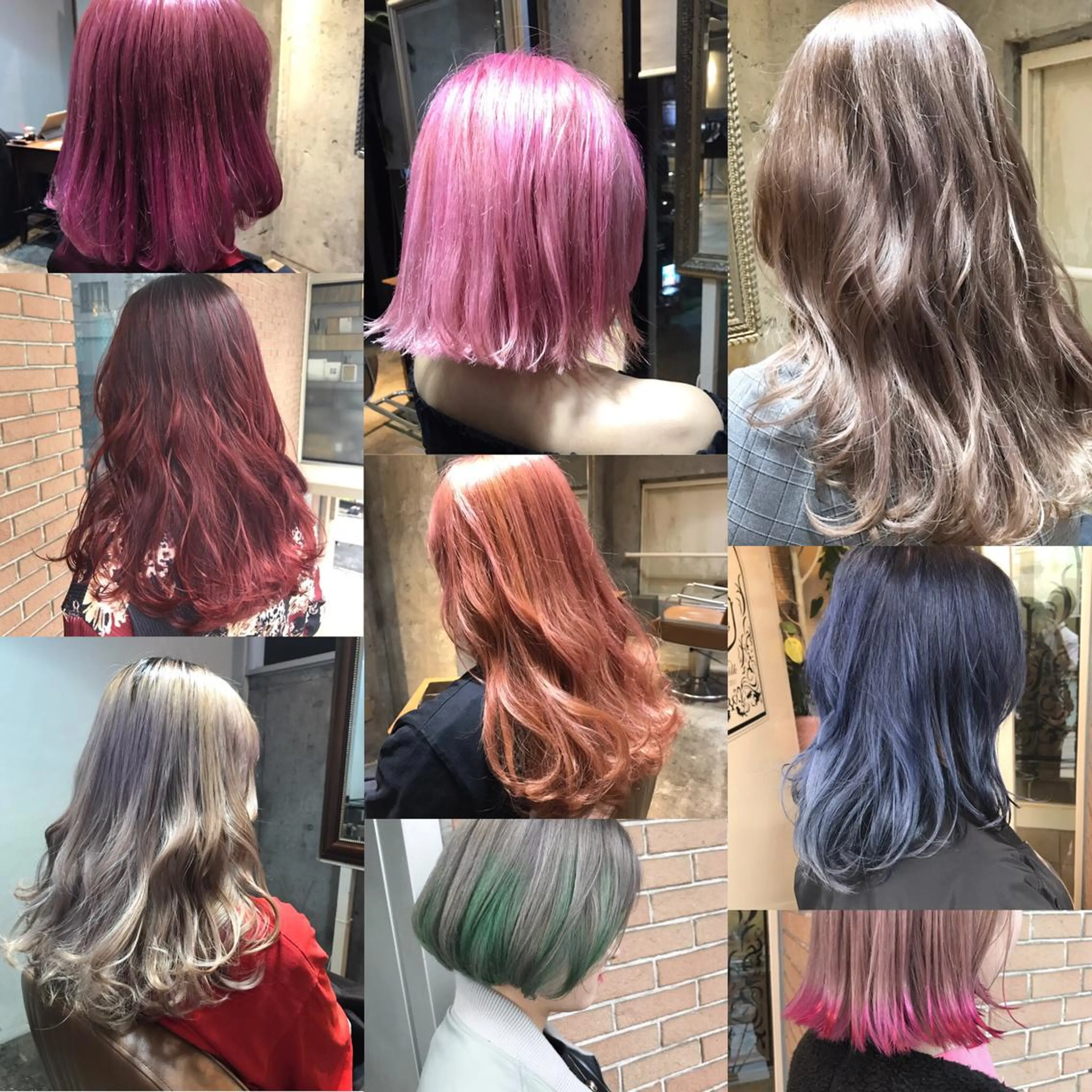 ショート カラー パーマ ヘアアレンジ メンズ ネイル マツエク・マツパ サロンドミルク 原宿のヘアスタイル