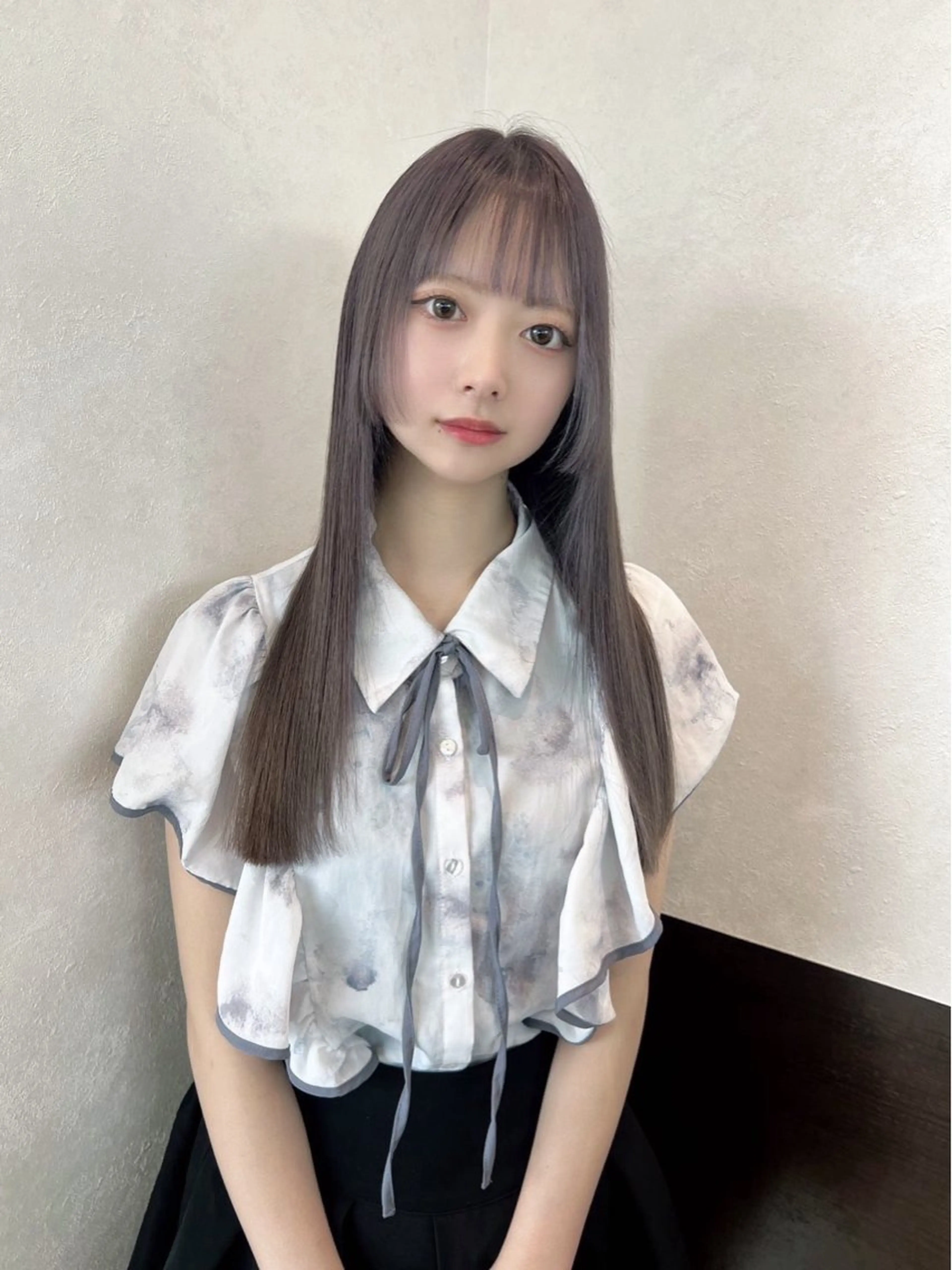 カラー nehus nagaoka所属・🖤複雑履歴ブリーチ Mizuki 🖤のヘアスタイル