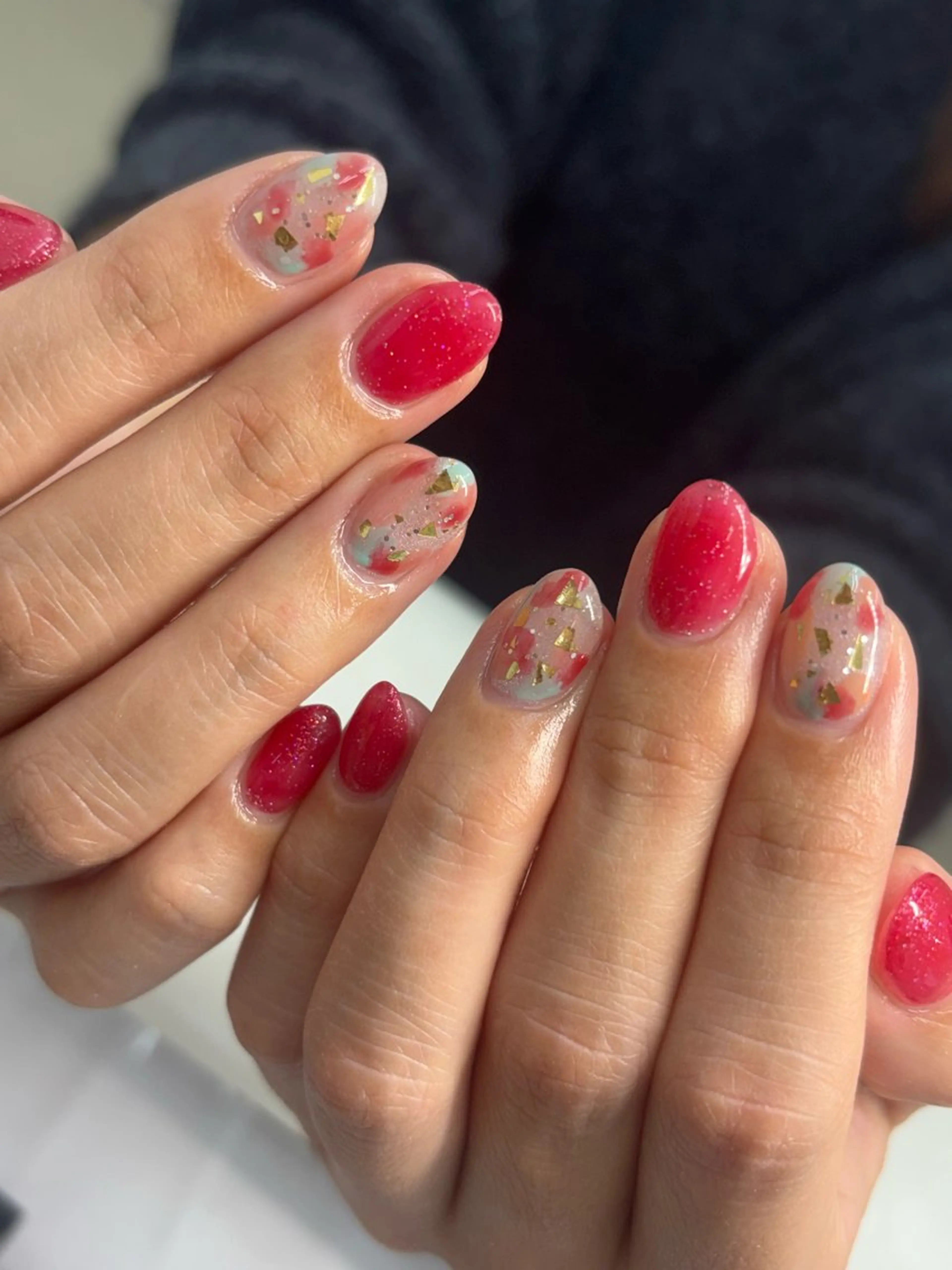 ご新規様⭐️リピーター様 オフ無料❤️ アート4本コース 持込デザインOK🙆‍♀️(ストーン.パーツOK)の写真