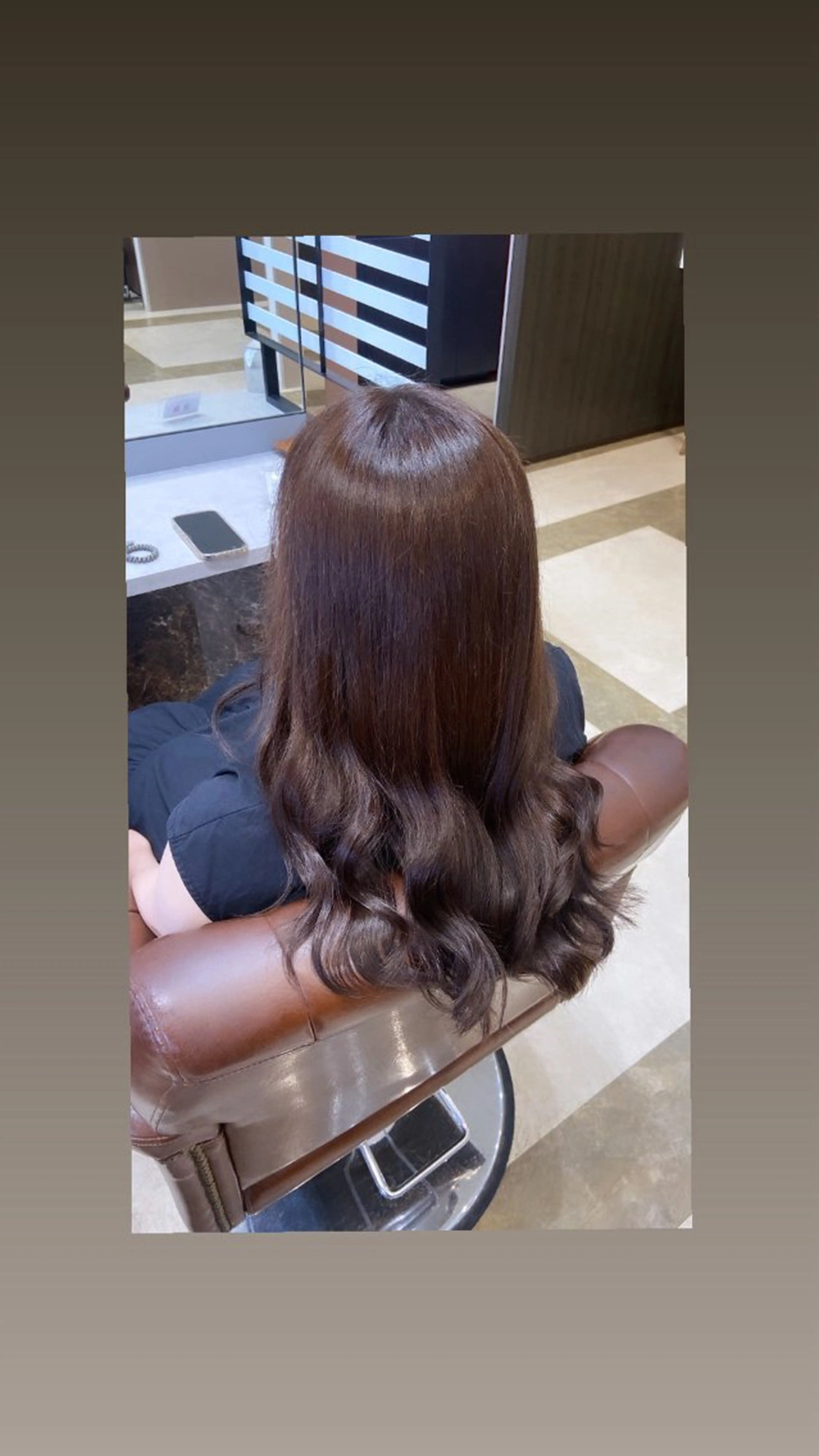 ロング カラー 山﨑 千尋のヘアスタイル