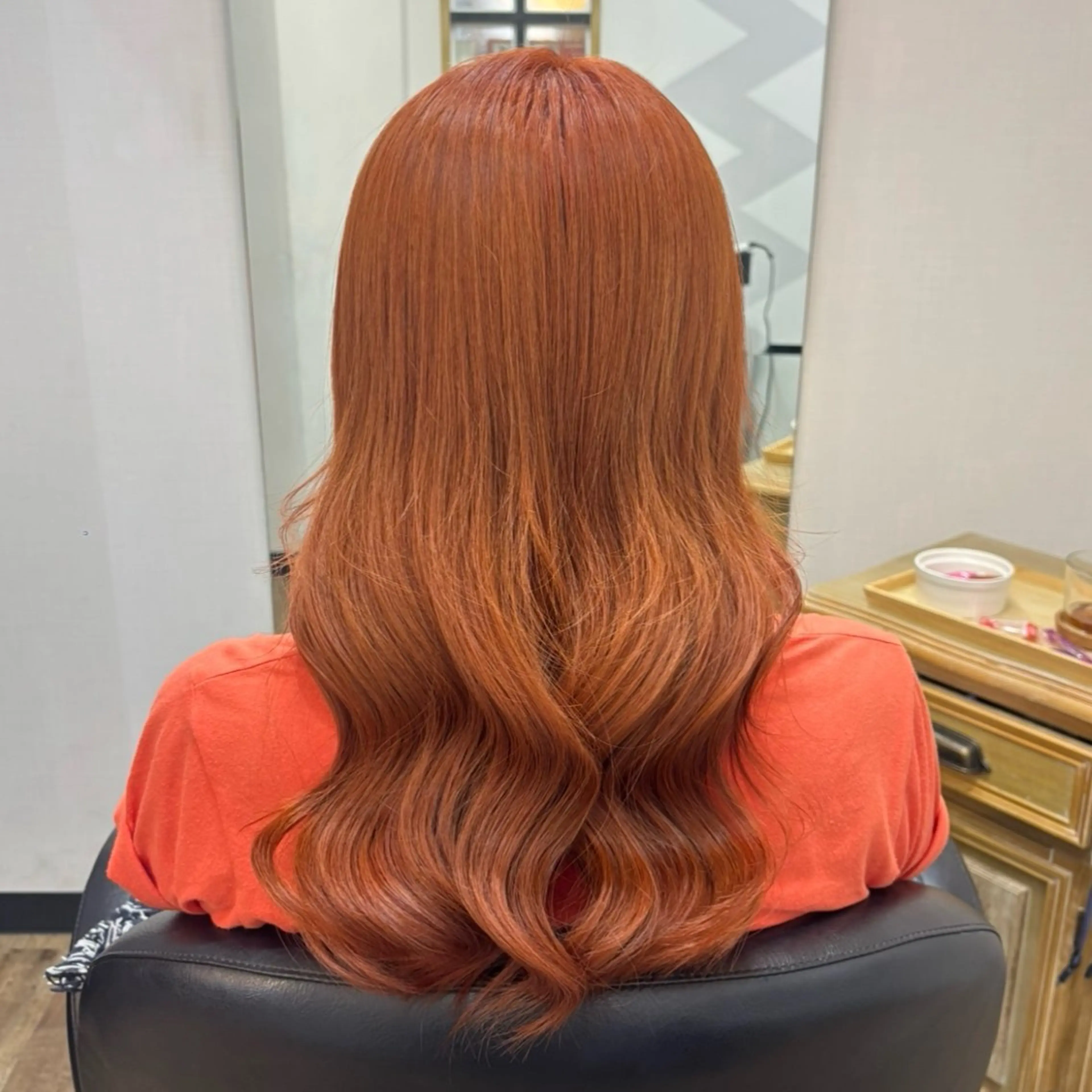 ロング カラー ヘアカラー トリートメント DEST ゆりかのヘアスタイル