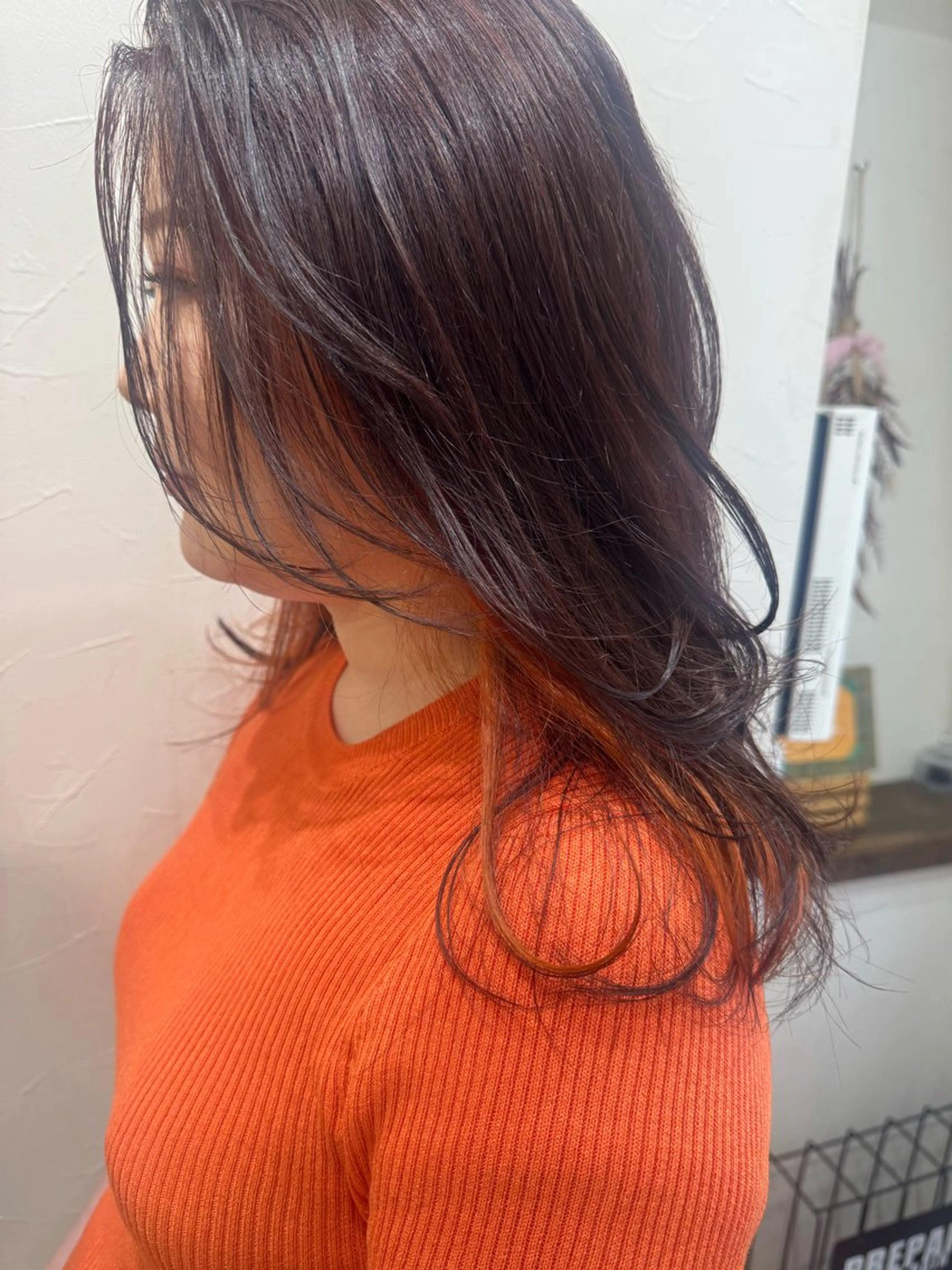 ロング カット パーマ 林 美里のヘアスタイル