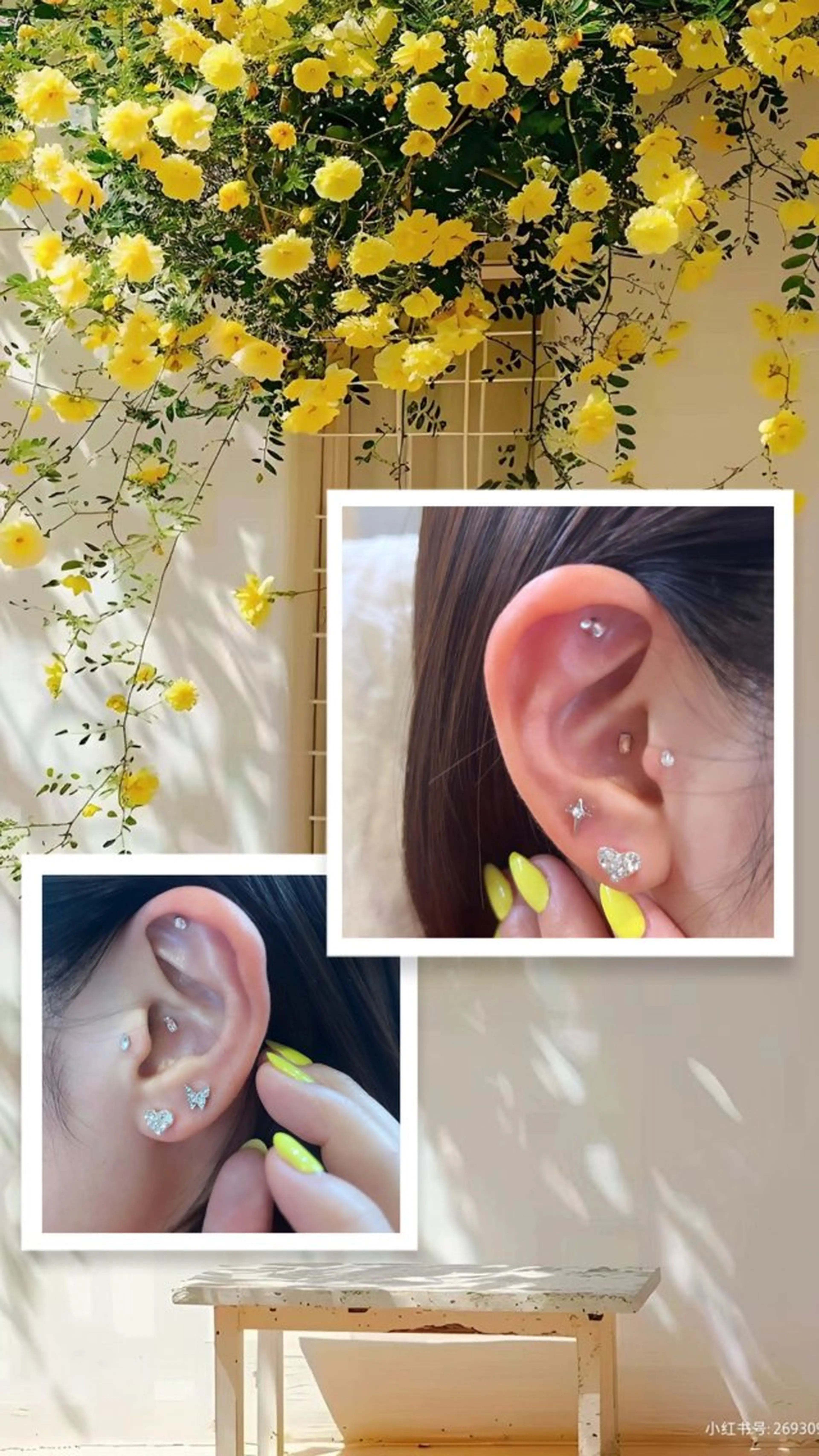 💎耳ツボジュエリー(10パーツ以内)の写真