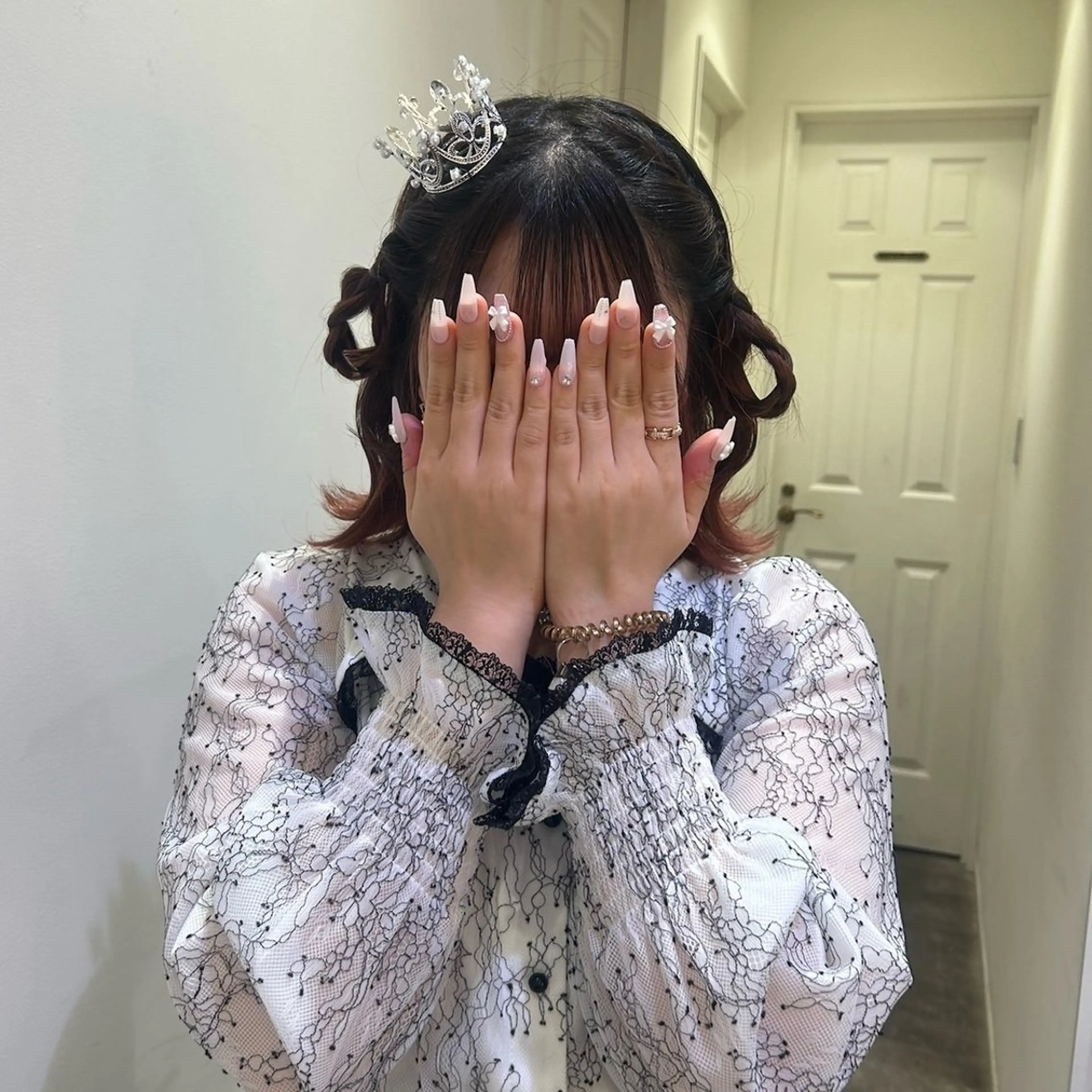 セミロング ヘアセット 🥀暖色/エクステ/ ヘアメ/横浜/かなこのヘアスタイル