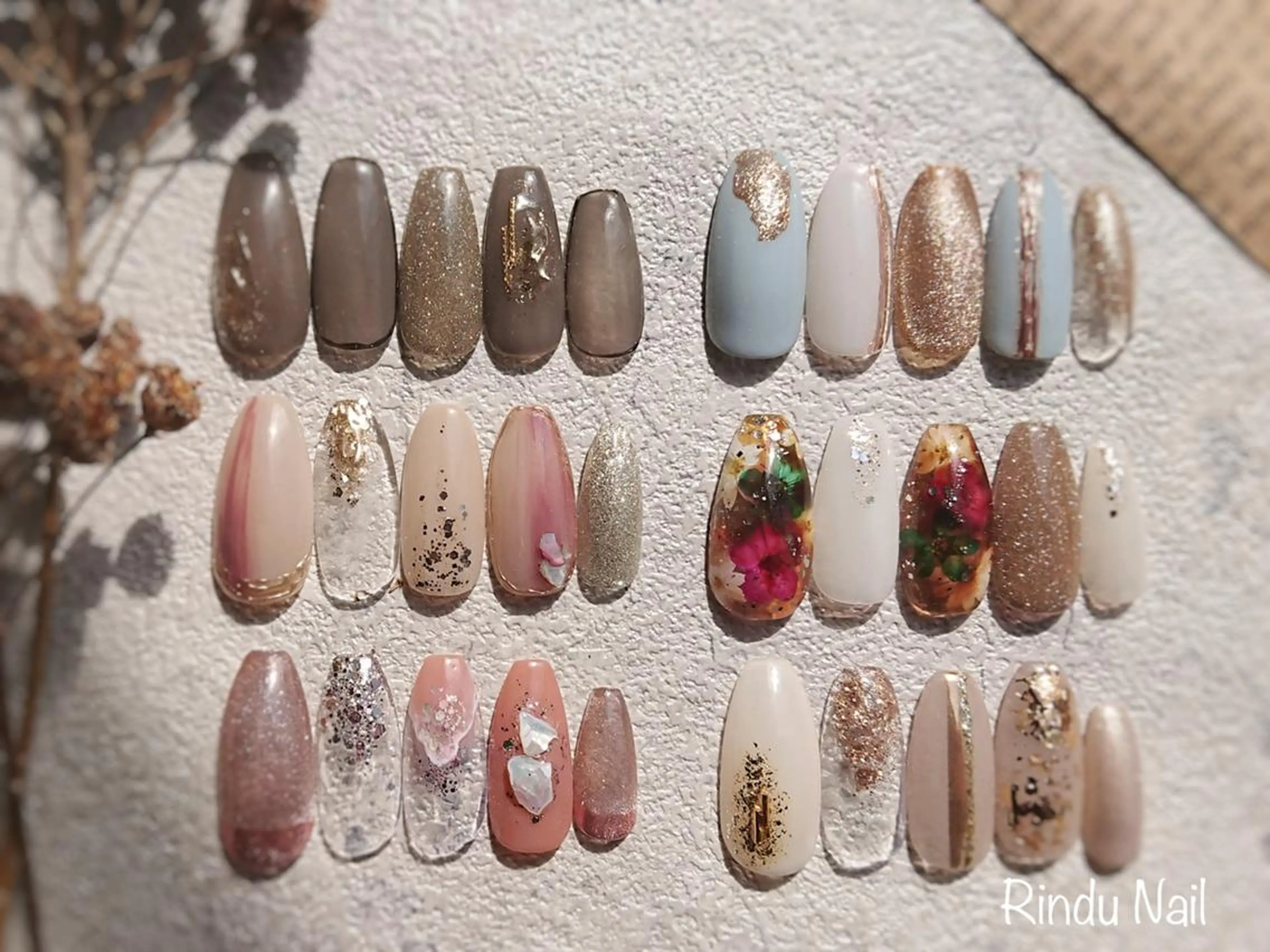 ネイル ニュアンスネイル Rindu Nail 名駅miniのネイルデザイン