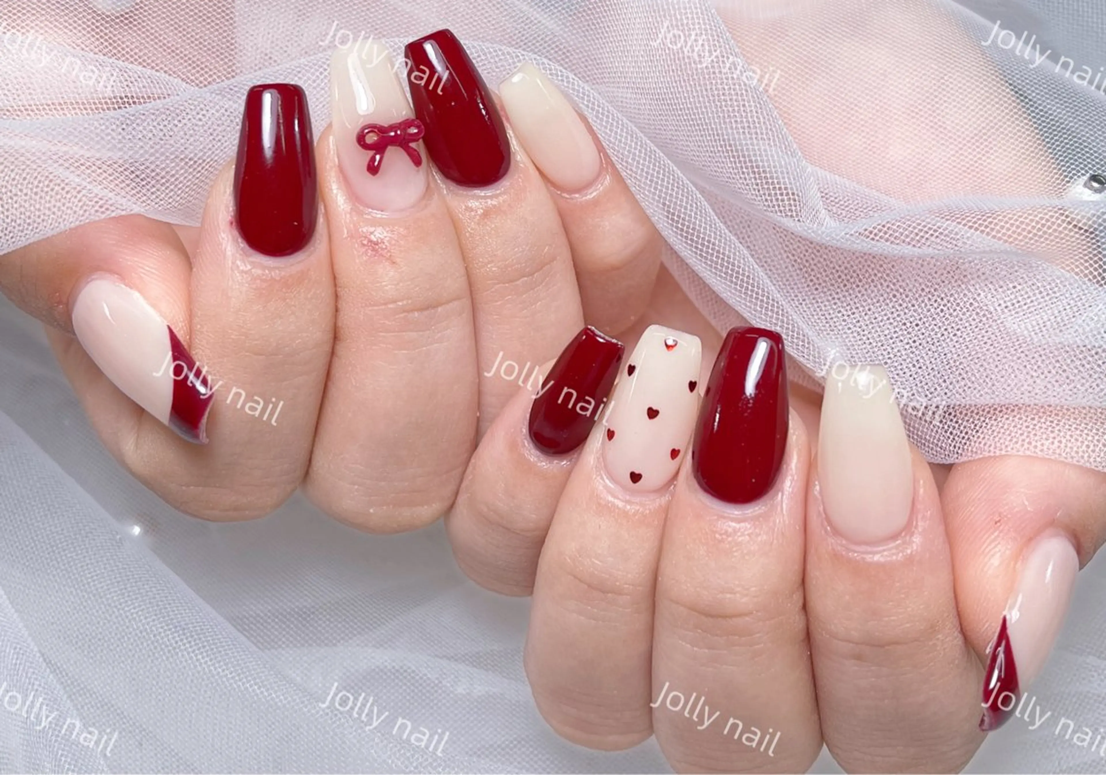 ネイル Jolly Nail Salon ジェル＆長さ出し専門所属・ア ヤのネイルデザイン