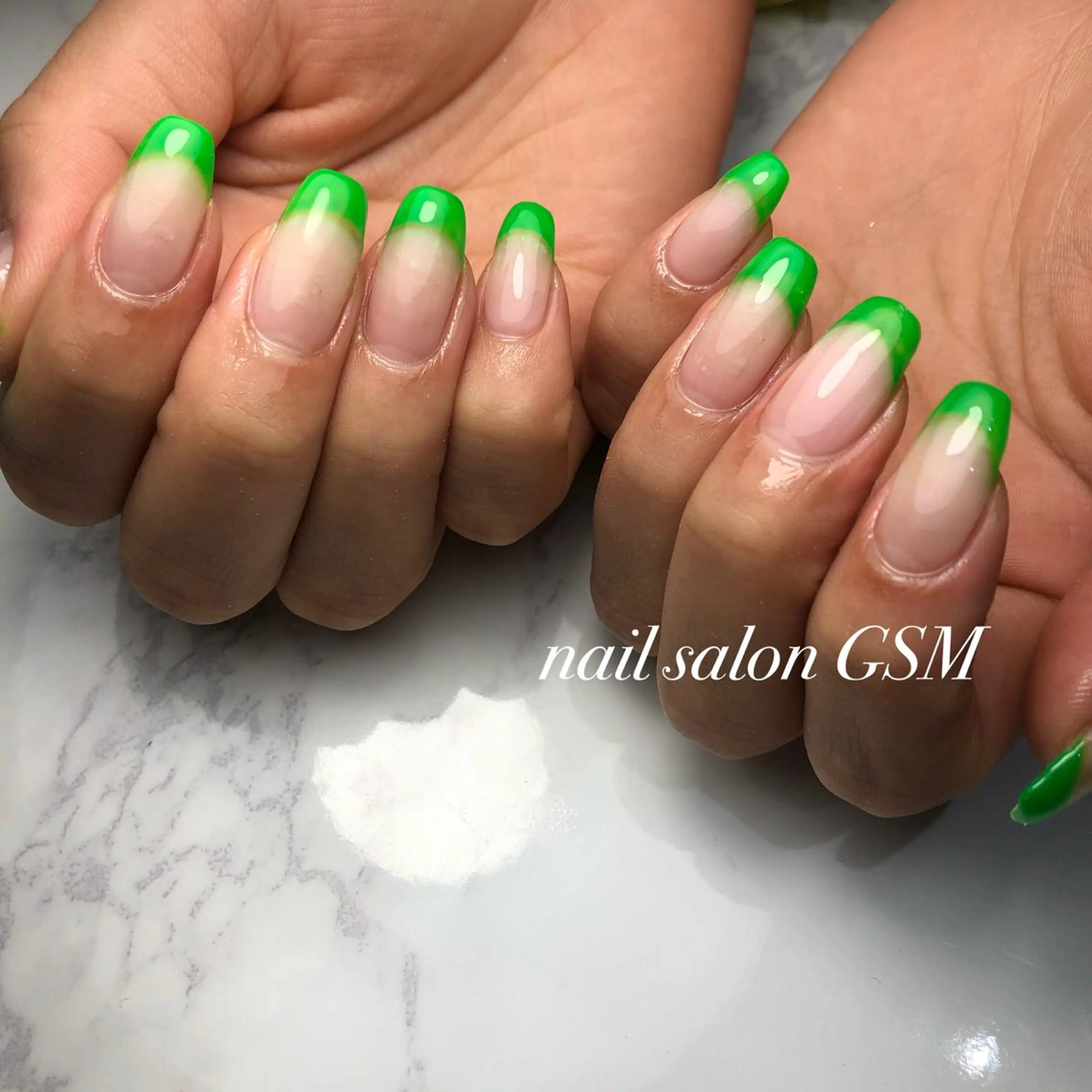 ネイル フレンチネイル ハンドネイル nail salon GSMのネイルデザイン
