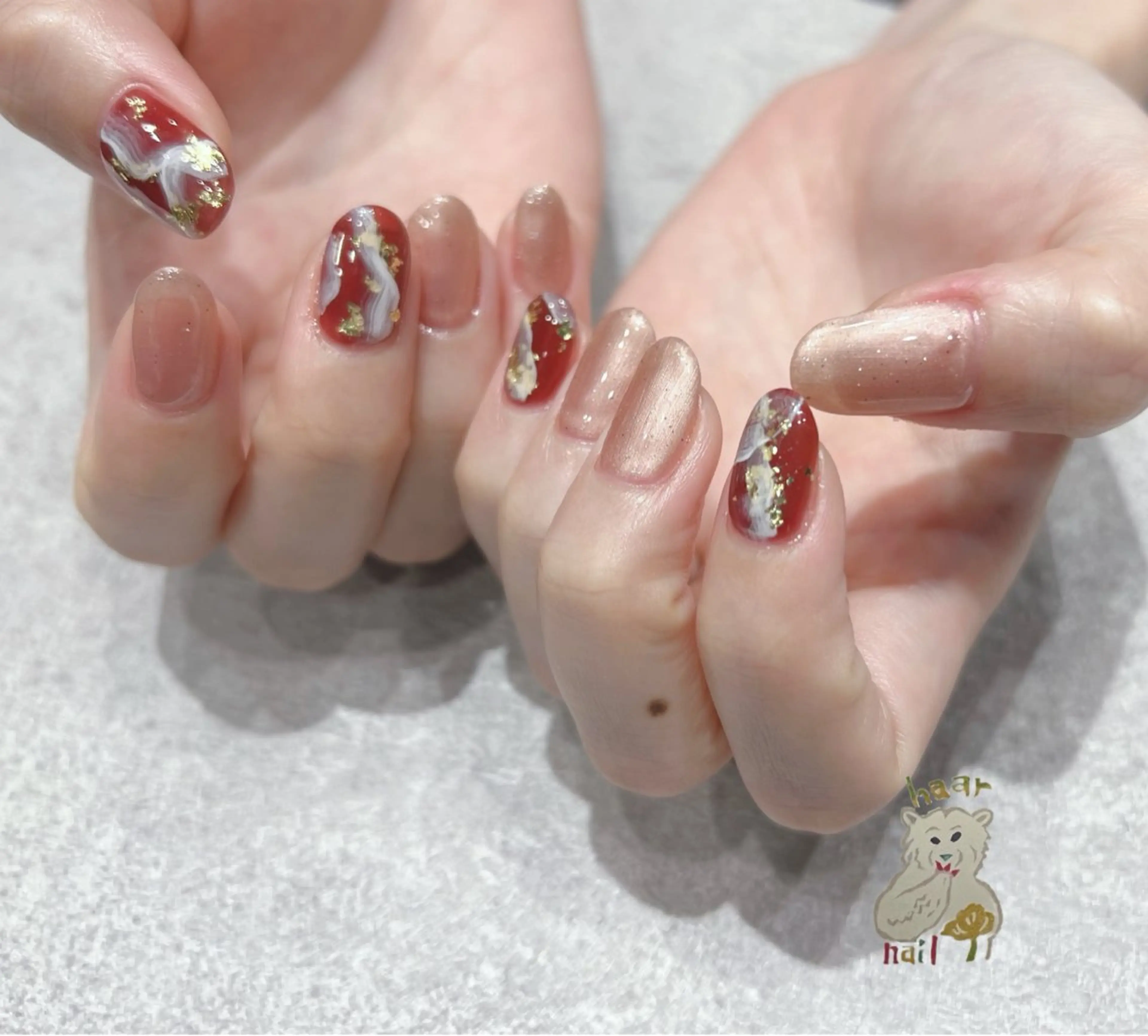 ネイル ハンドネイル 深田 加代のネイルデザイン