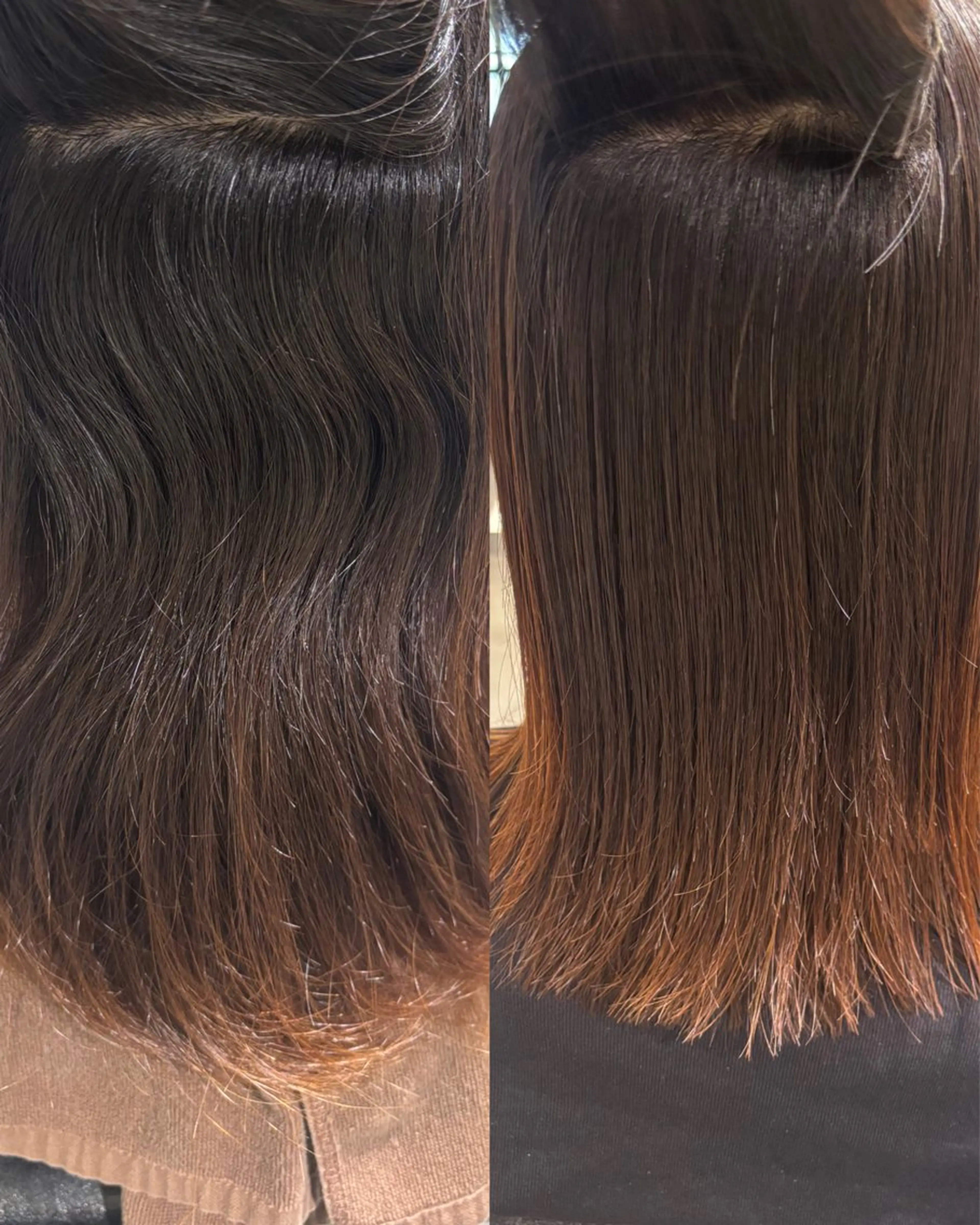 ロング 縮毛矯正 長尾ゆりの/ボブ/ ベージュ/ハイトーンのヘアスタイル