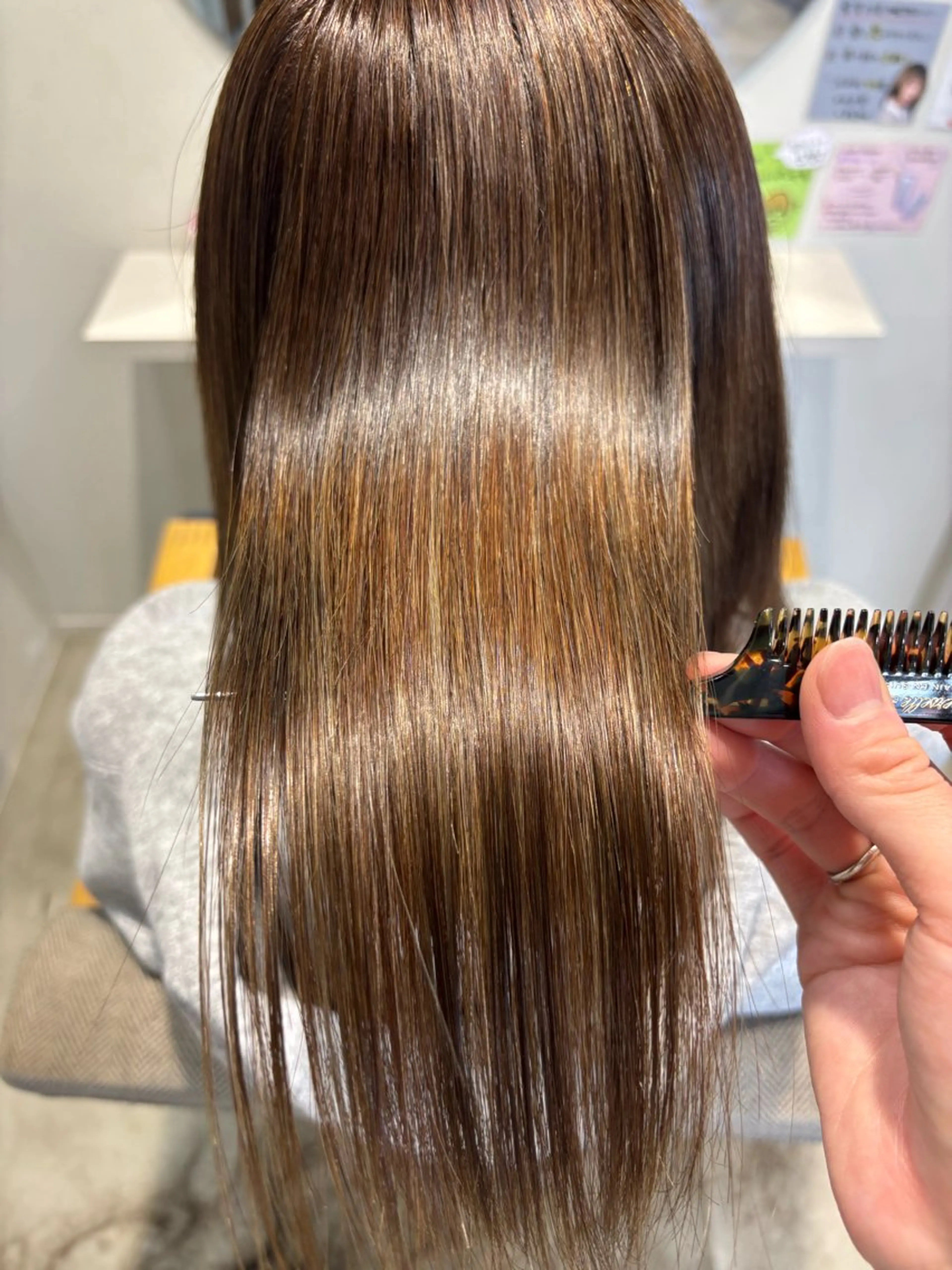 パーマ 縮毛矯正 酸熱トリートメント 縮毛矯正 小林 杏莉のヘアスタイル