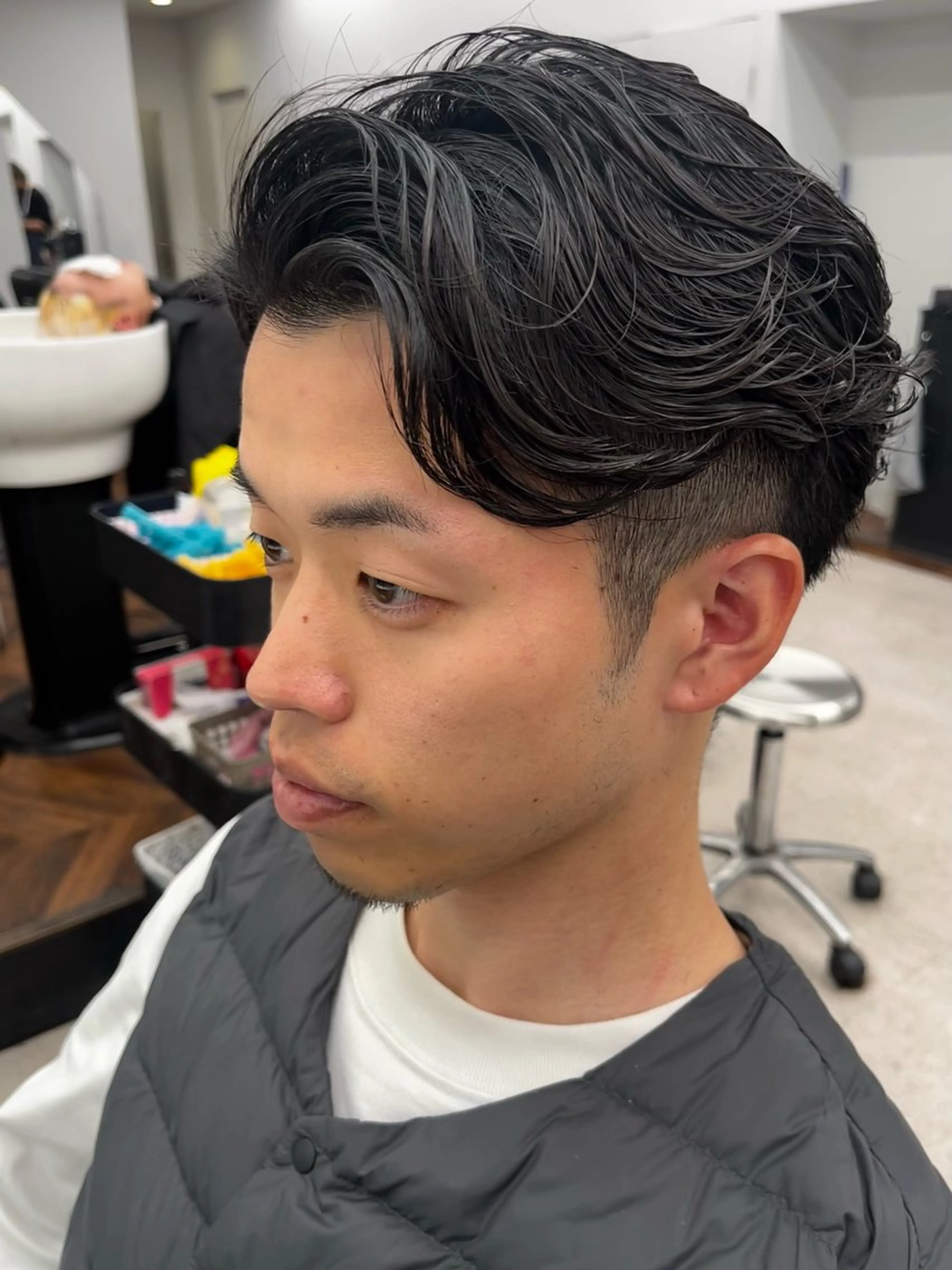 パーマ メンズ カット 🍐シャドウパーマ メンズ特化/守岡🍐のヘアスタイル