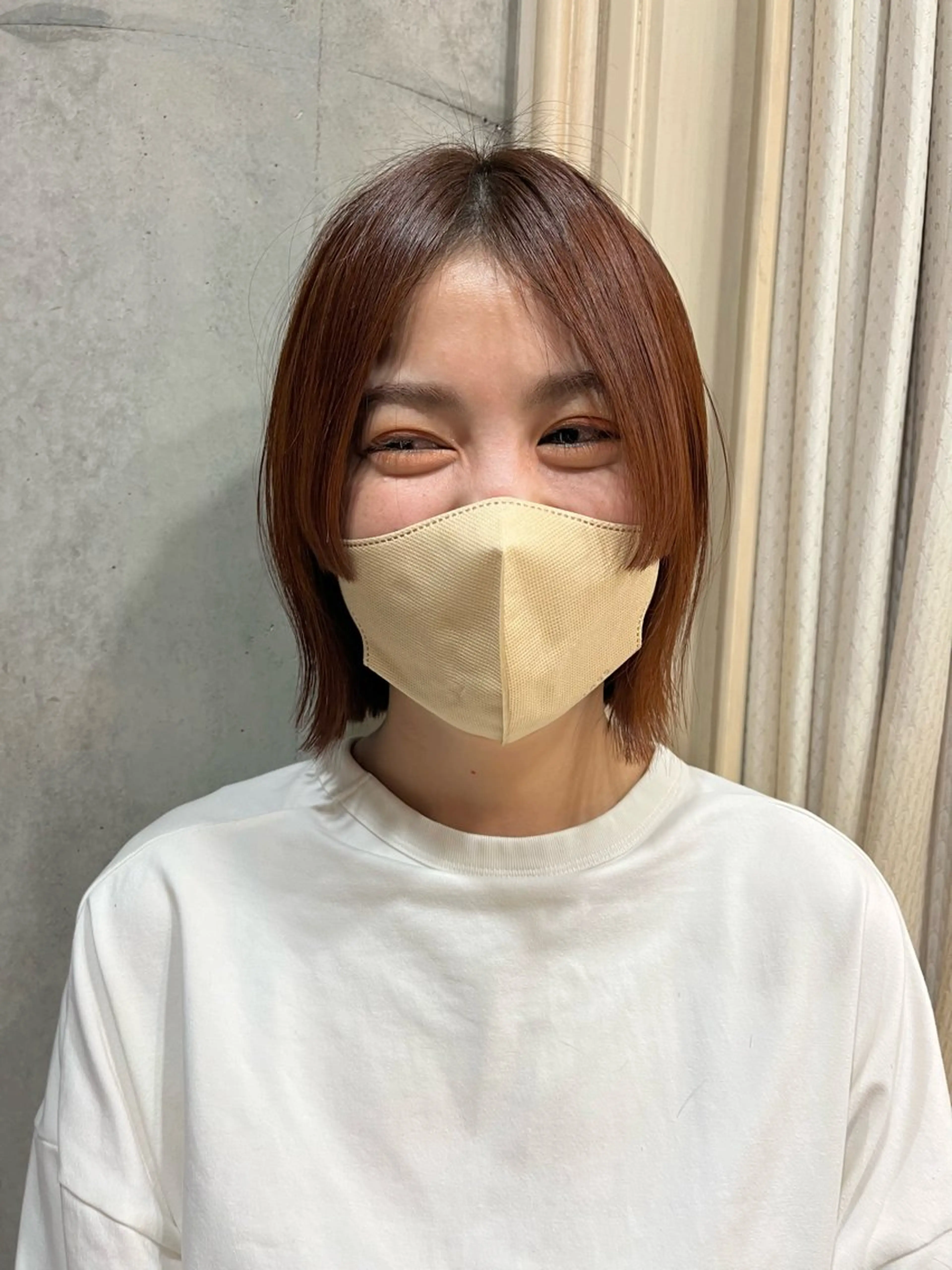 ミディアム カット ヘアカラー トリートメント サソウ ユリエ🥥のヘアスタイル