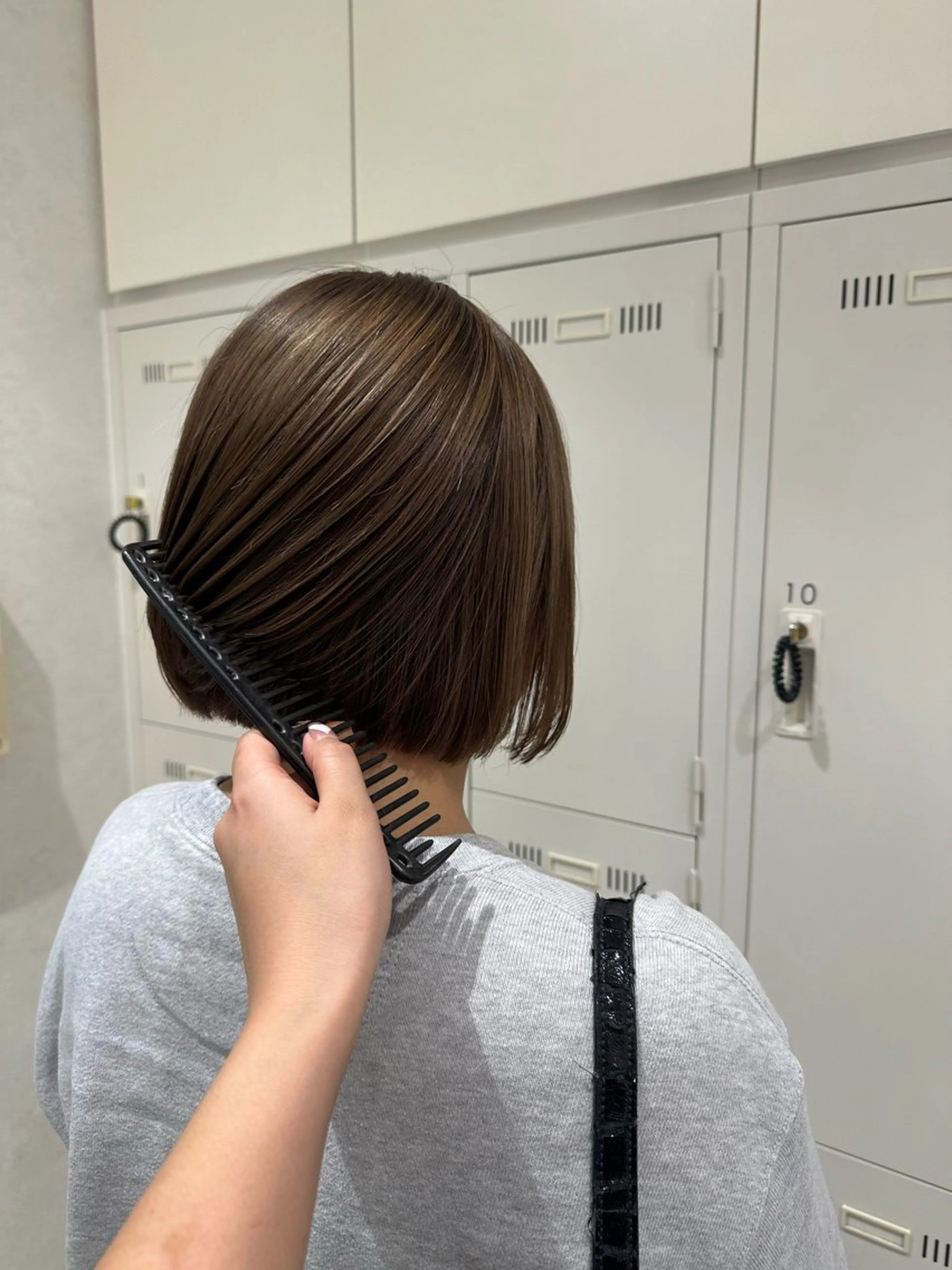 ショート カラー 似合わせレイヤー 海外風レイヤーmioのヘアスタイル