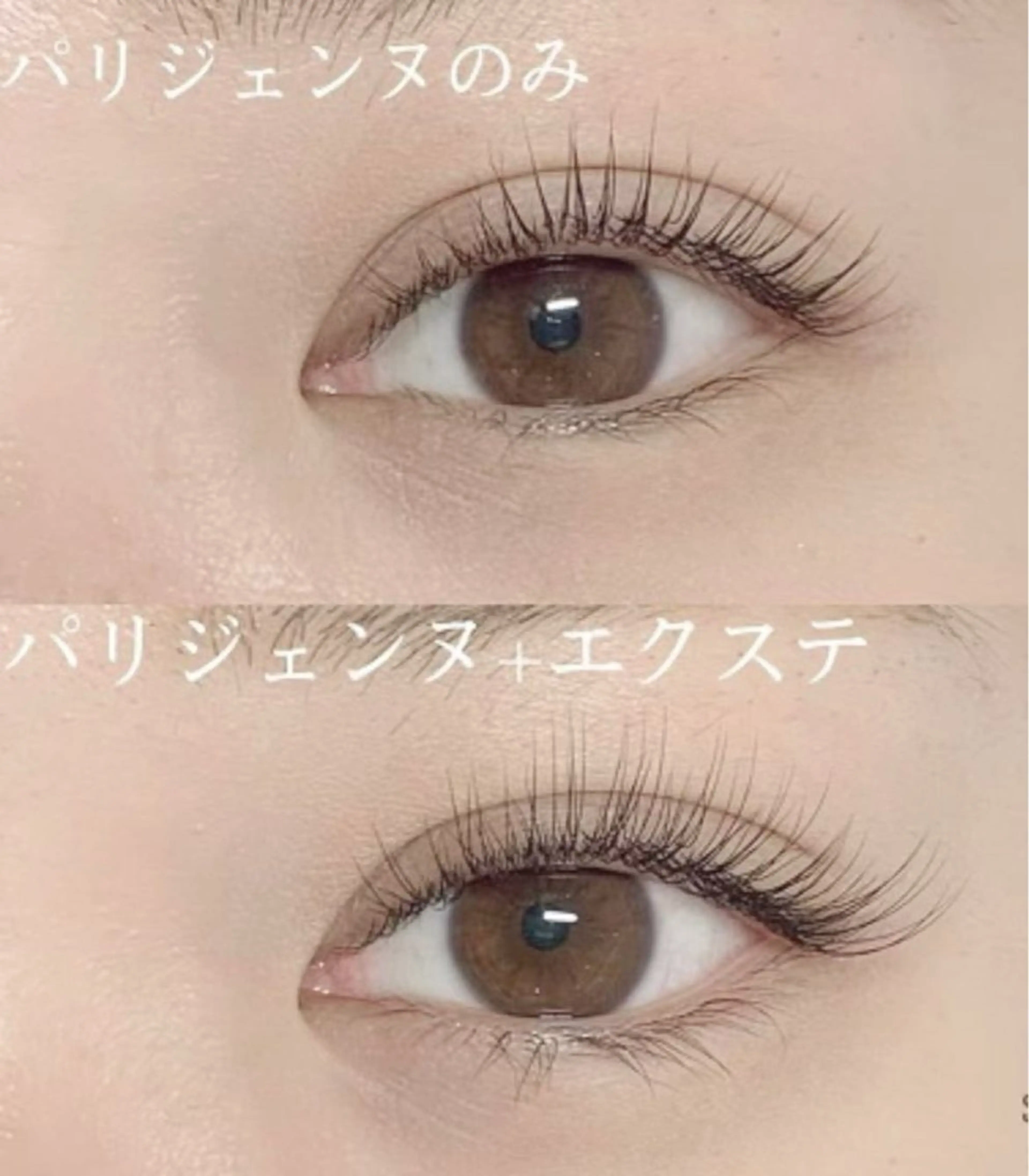 ✨パリエク✨パリジエンヌ❌フラット80本   アイシャンプー付き ❣️ ❣️LED+¥1000の写真