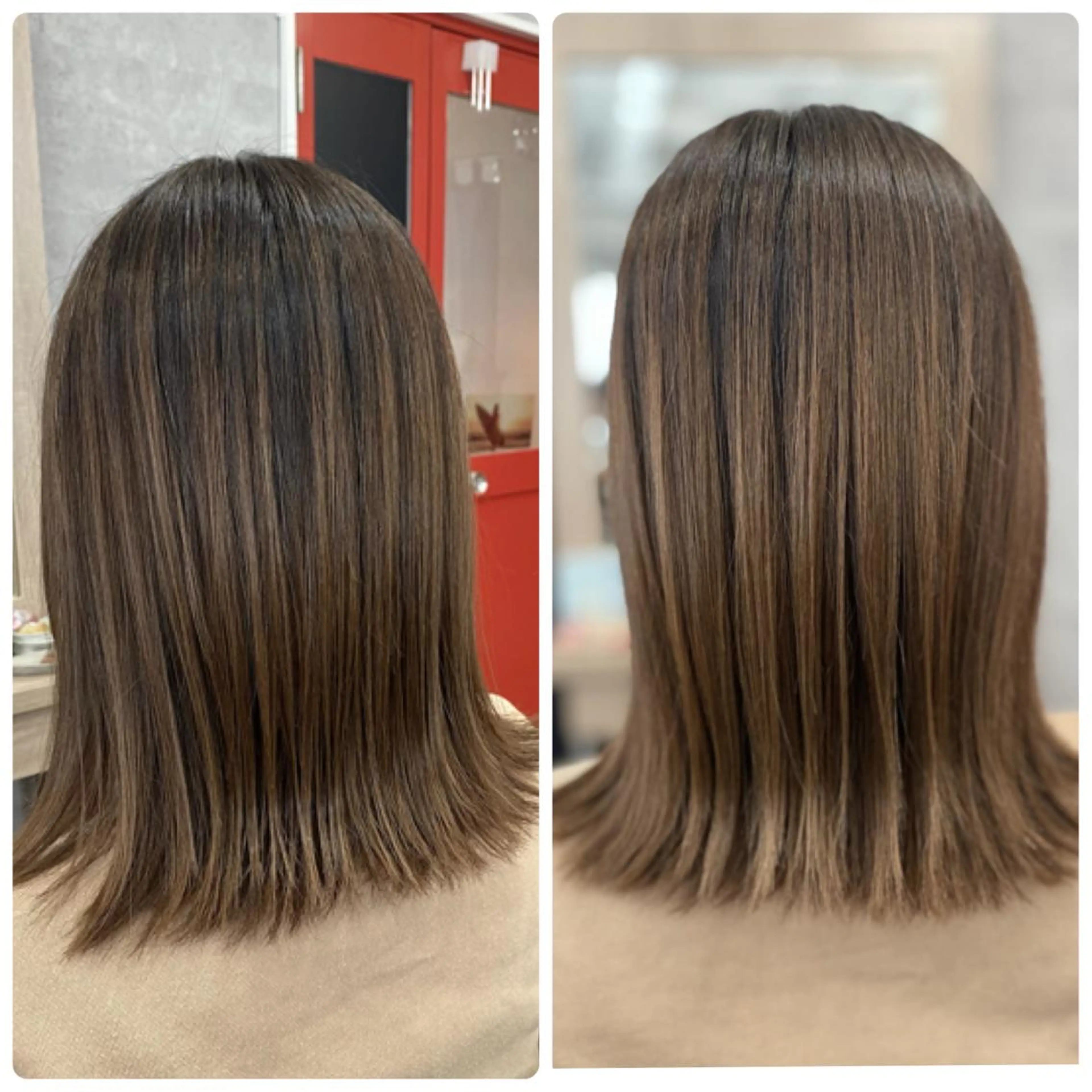 セミロング _White所属・ＳＨＩ ＺＵのヘアスタイル