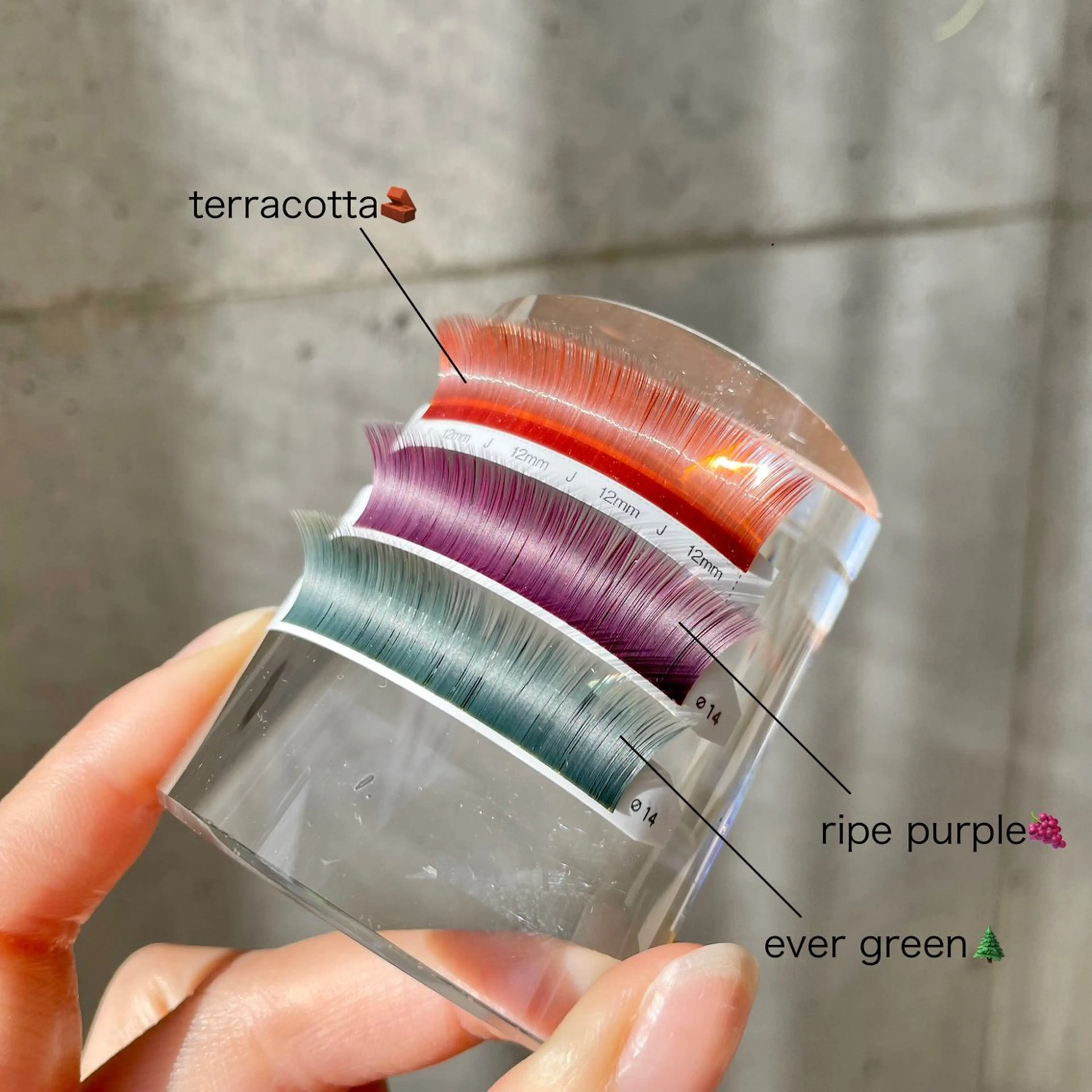 【学割】🍁秋冬カラーのカラーエクステ150本まで🎄(指定の3色の中から1色)の写真