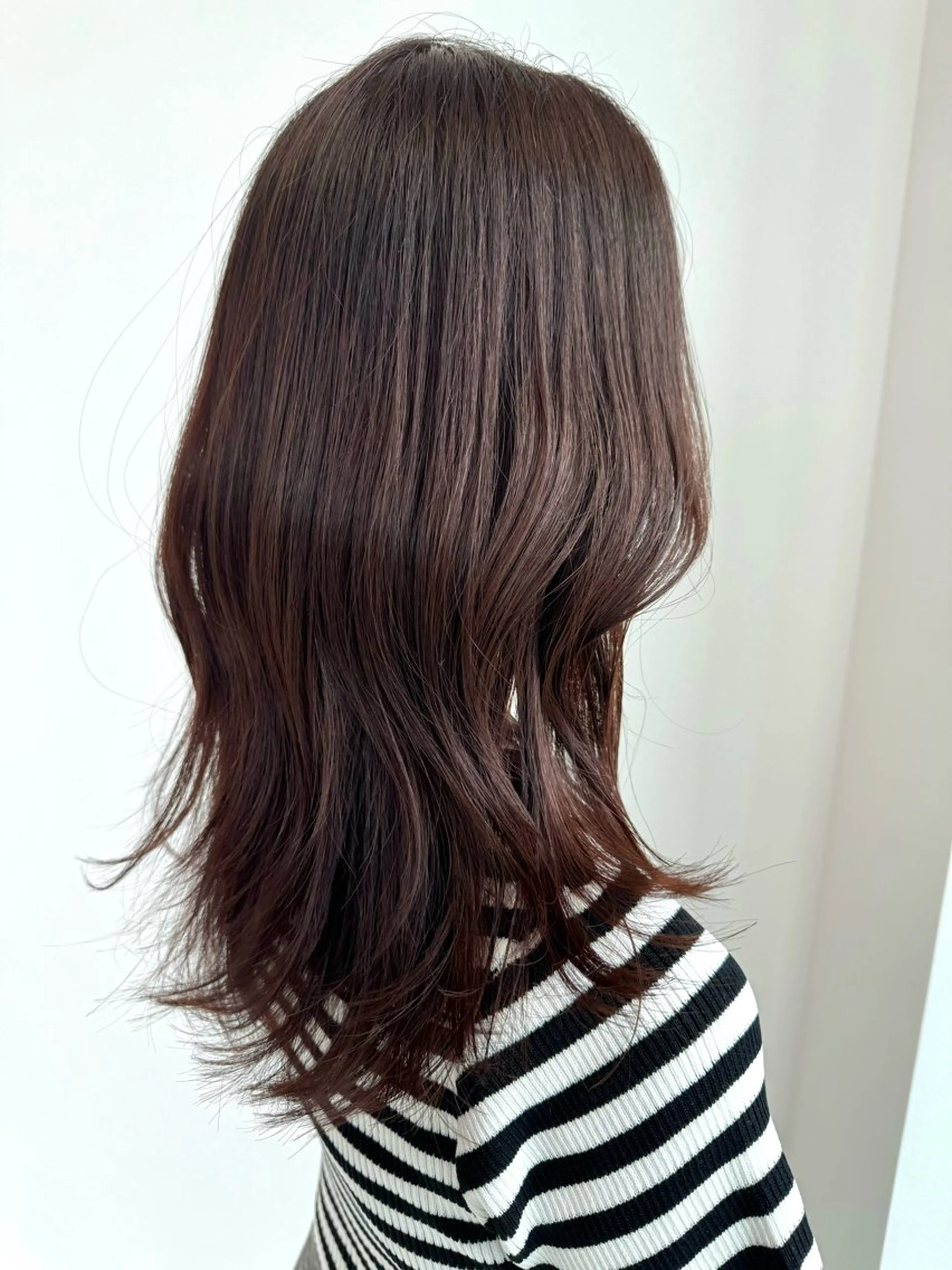 カラー ブラウンカラー マロンブラウン Ayuki /福岡美容室のヘアスタイル