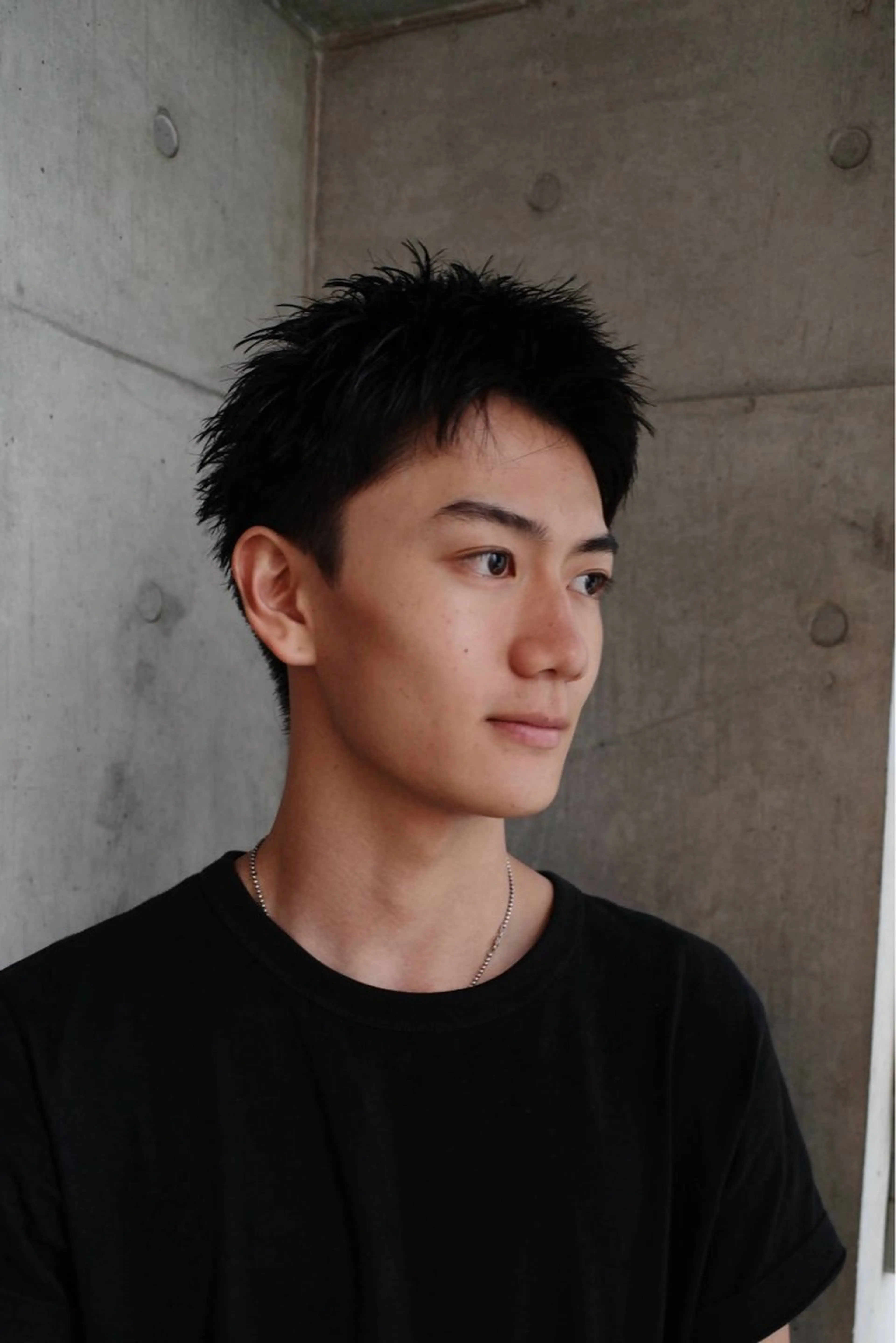 ショート メンズ 宮崎 恵多のヘアスタイル