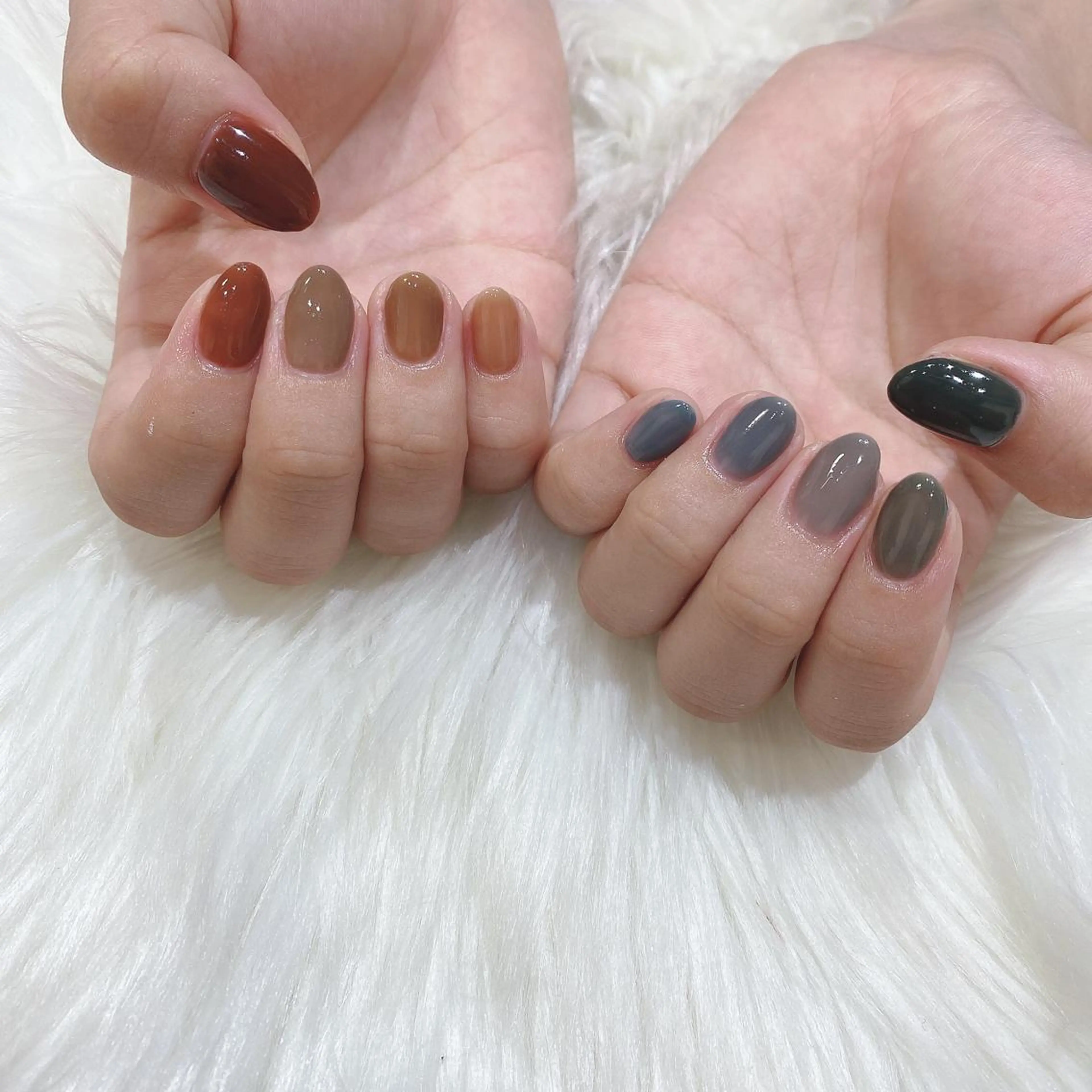 ネイル ハンドネイル 西岡 杏のネイルデザイン